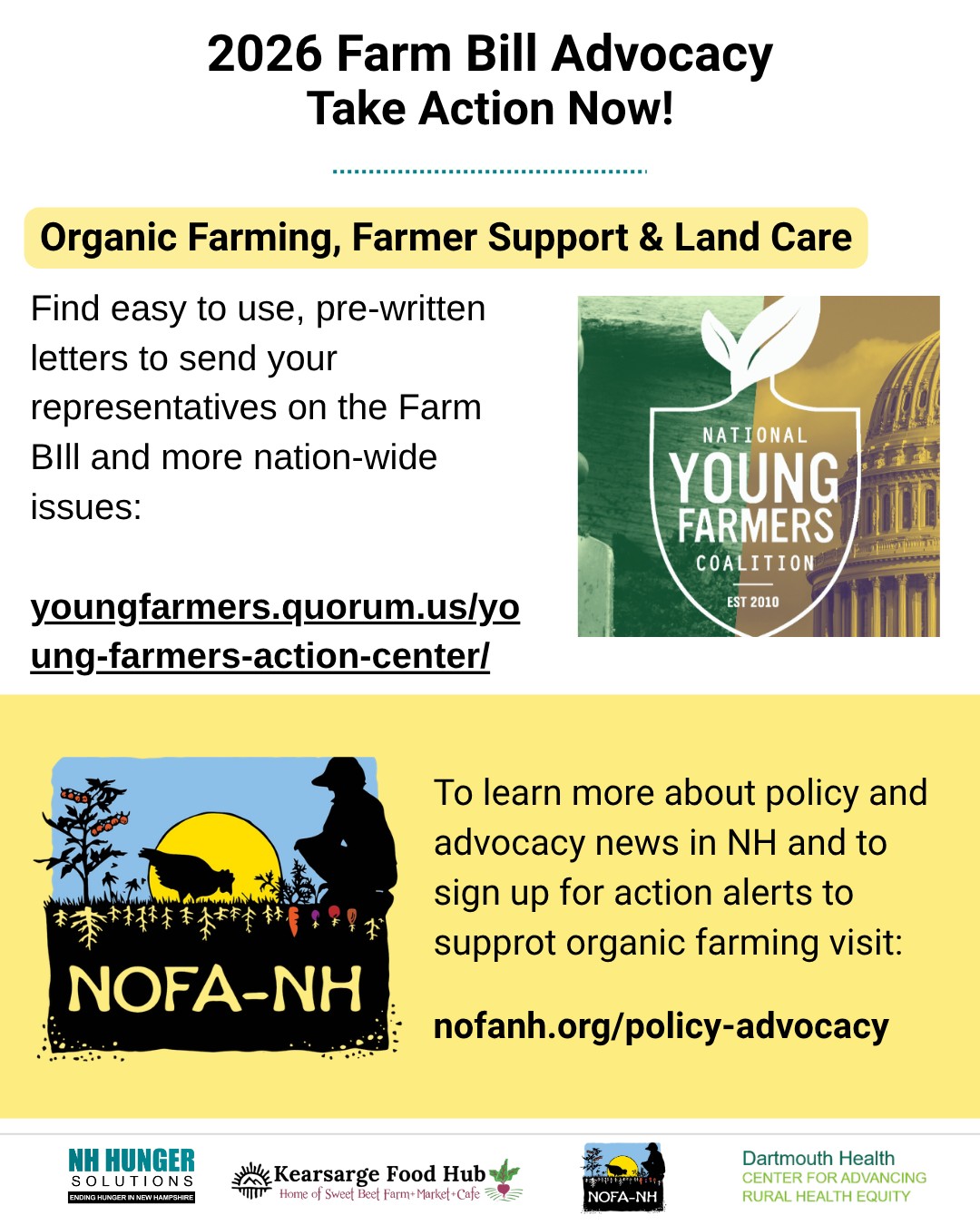 Farm Bill Chat &amp; Advocacy Resources