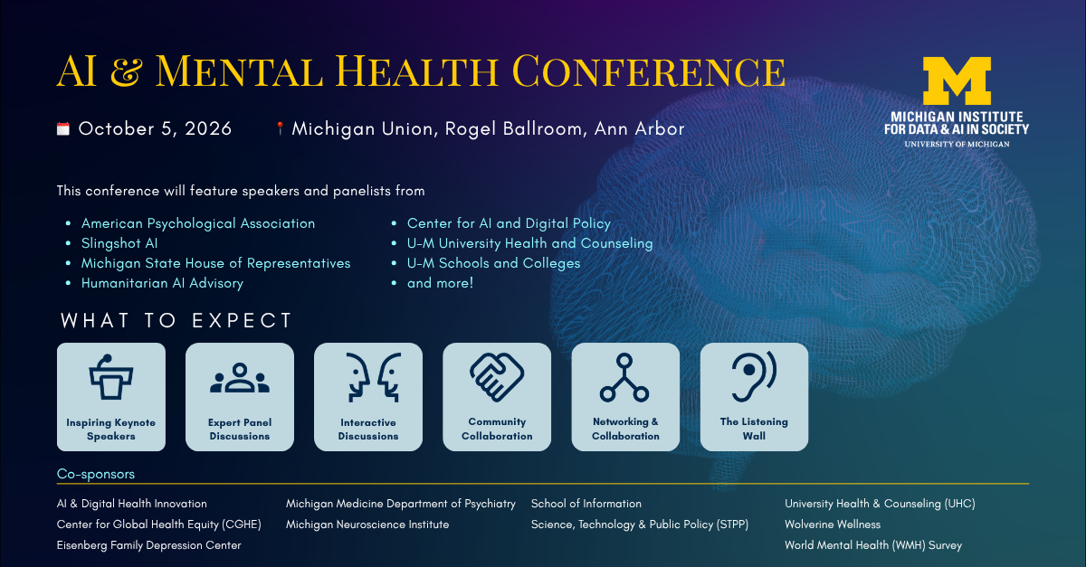 The 2026 AI and Mental Health Conference