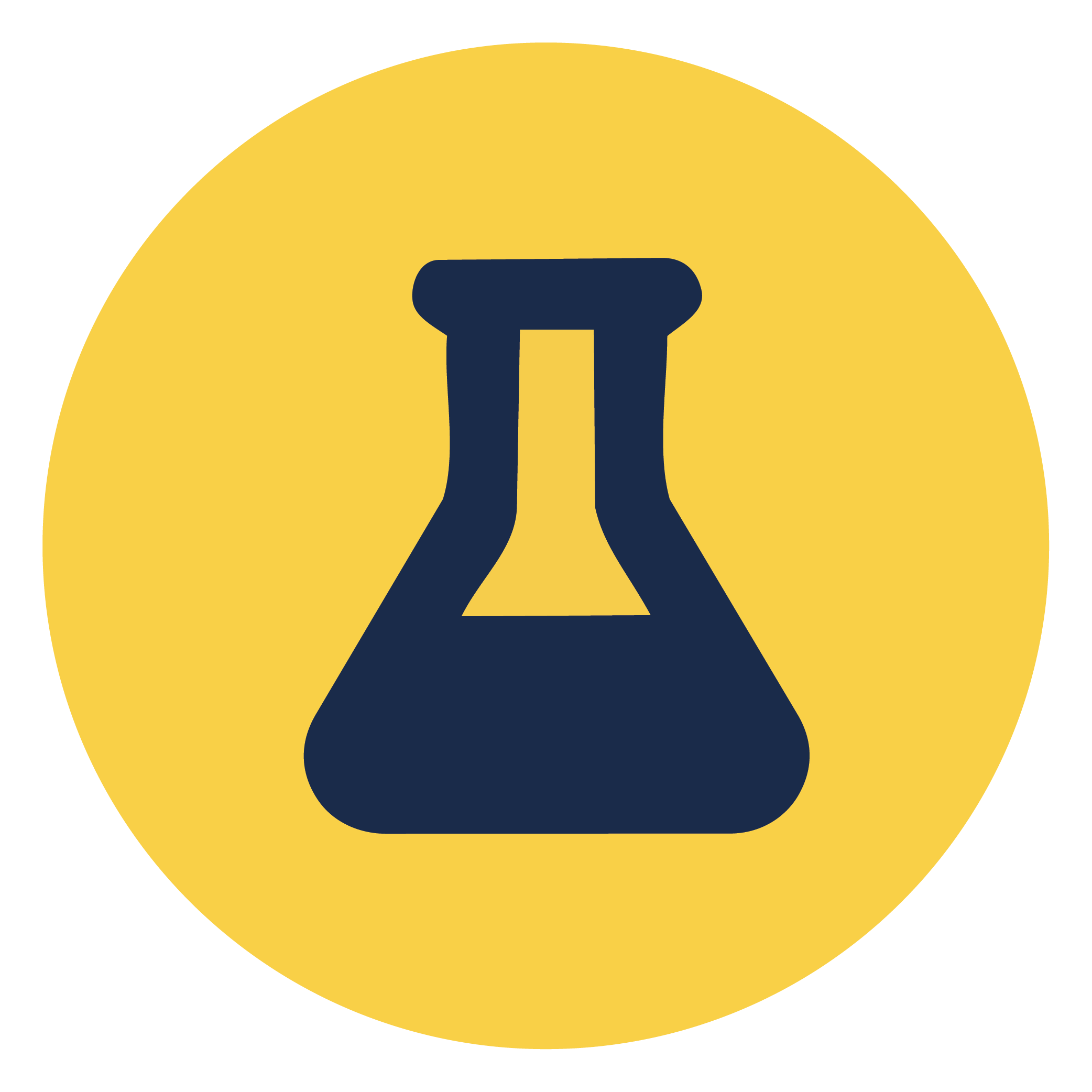 Icon of a beaker