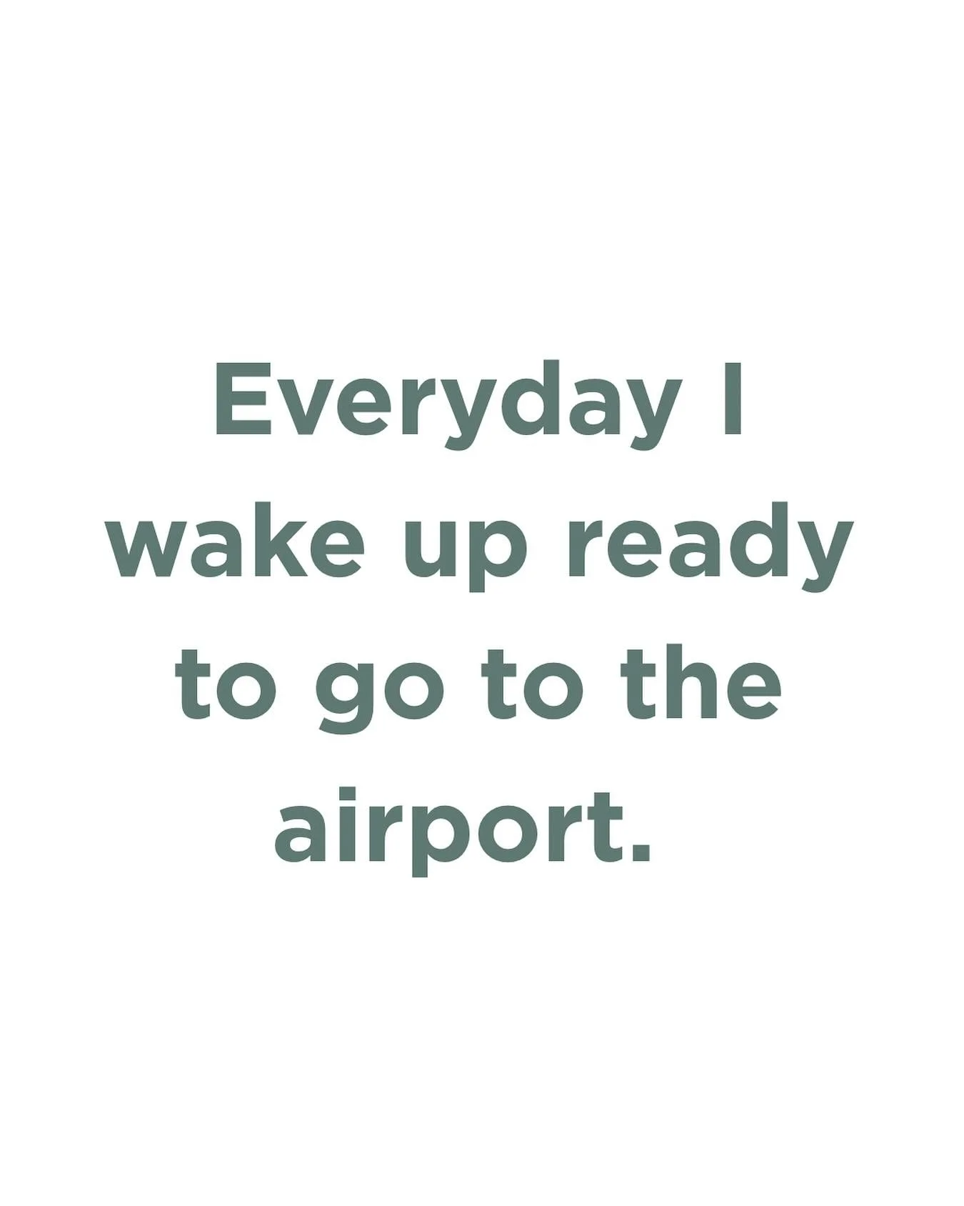 If I’m not at the airport, then I’m planning my next trip there. Comment where you’d fly to today! 👇🏼