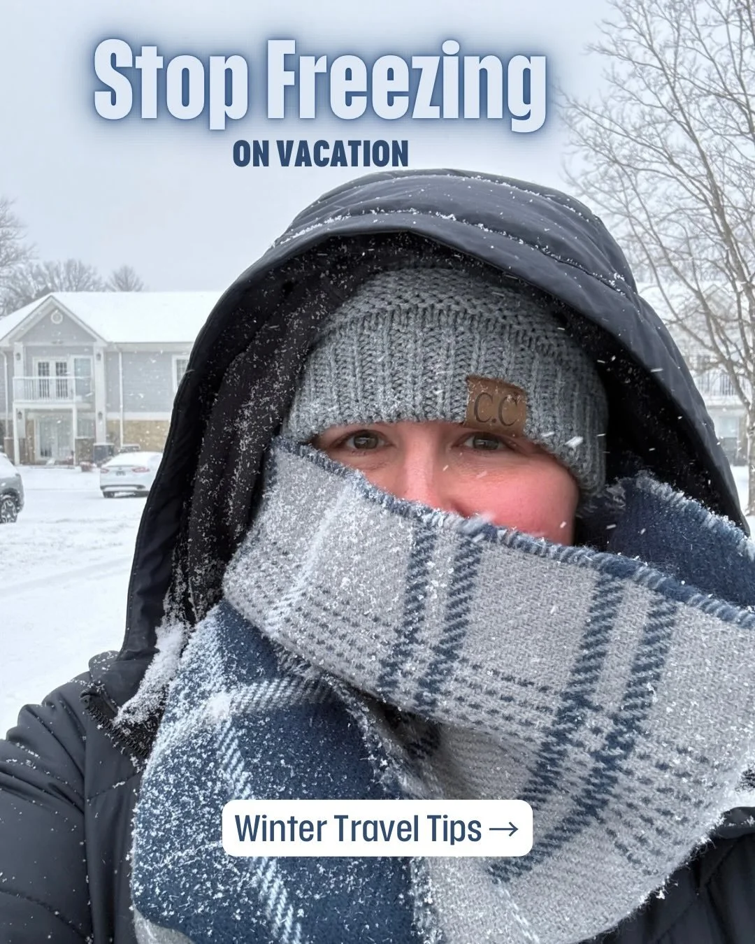 Freezing on vacation? Use these winter travel tips to help you stay warm while traveling as well as decide what to pack for the cold weather. This will help you avoid overpacking in the winter, especially for carry-on only trips.

👉 Comment &ldquo;F