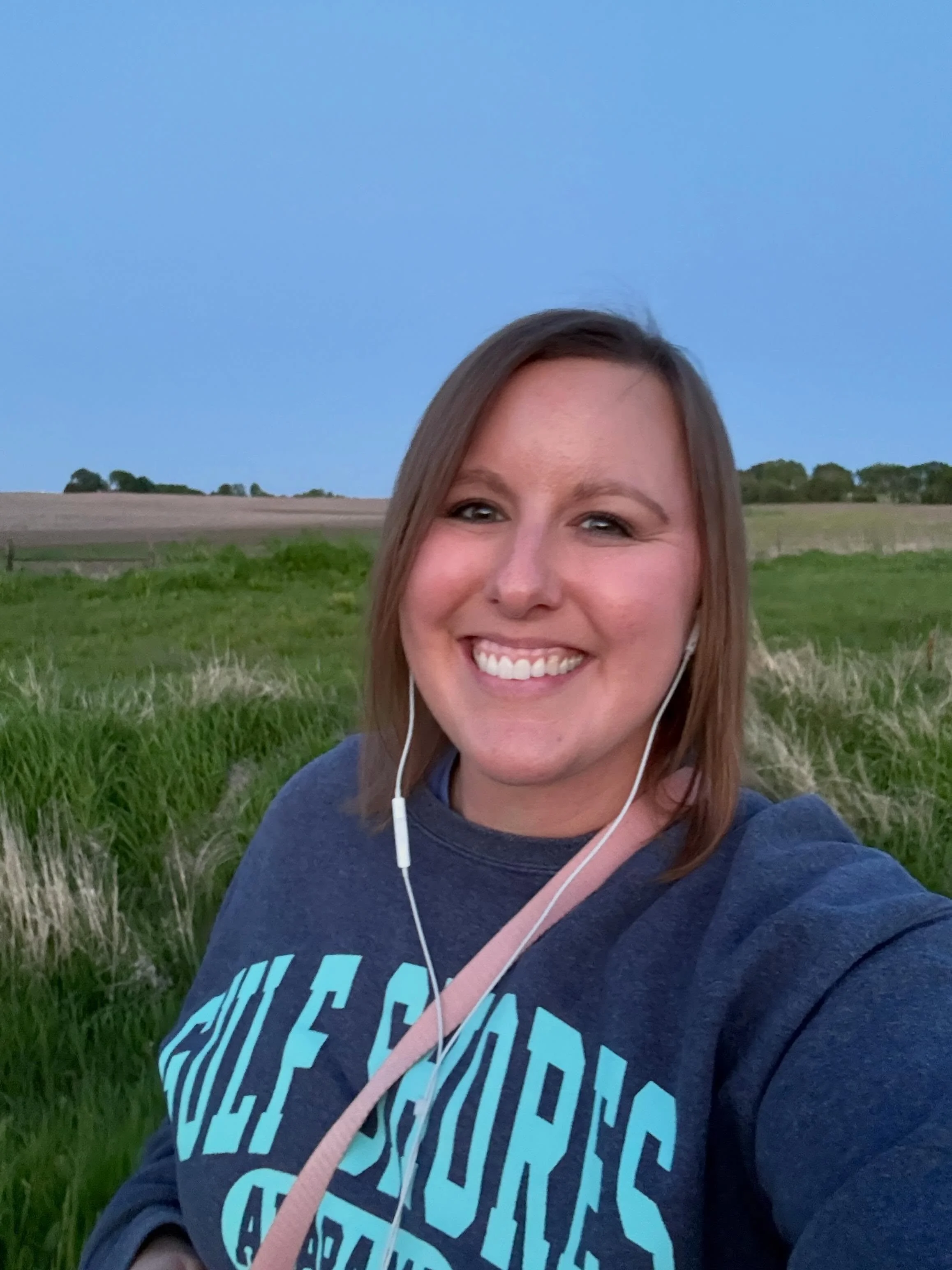 Took an evening walk past the city limits of my hometown last weekend. Although this doesn&rsquo;t capture it, there is something about seeing land for miles that allows the colors of the sunset to hit more shades and for longer than in any other par