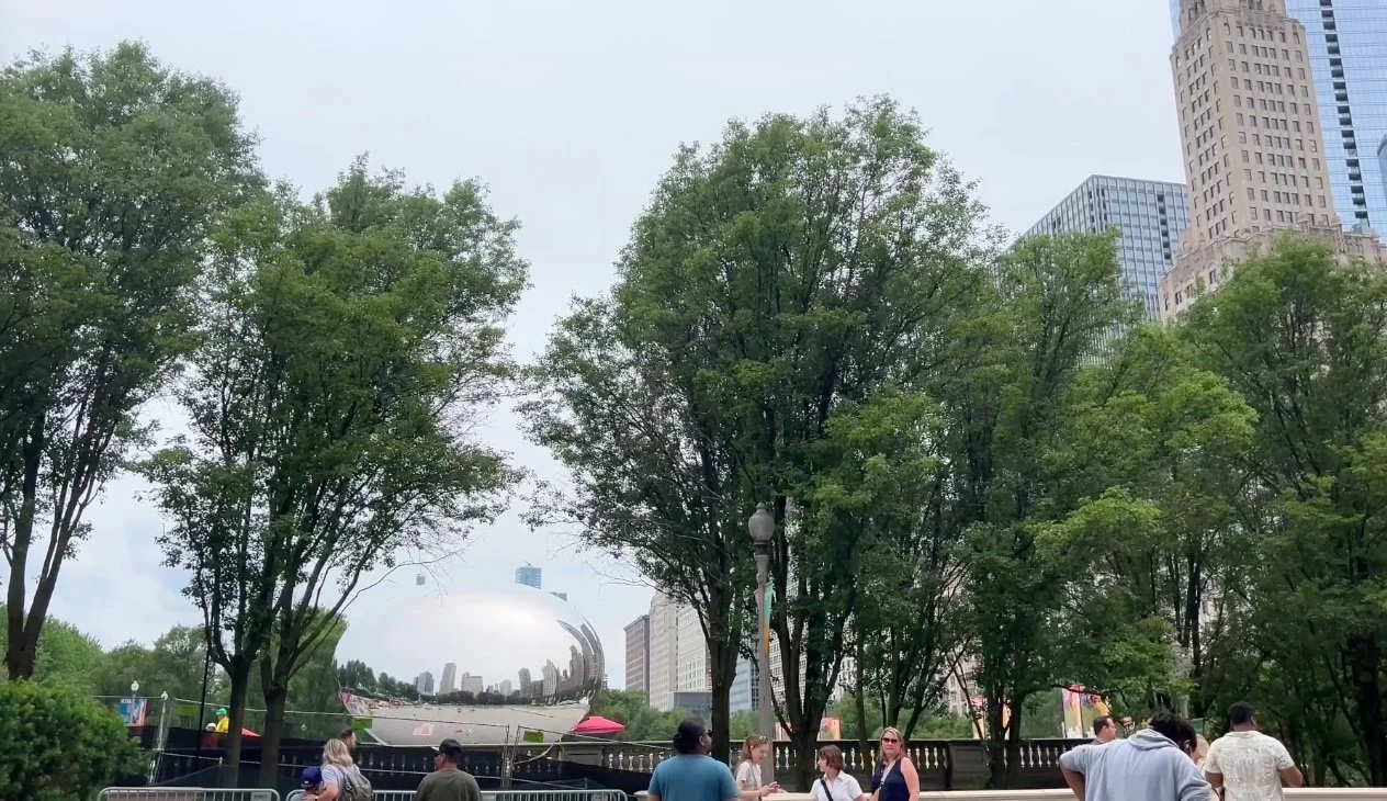 The Bean in Millennium Park in Chicago, Illinois