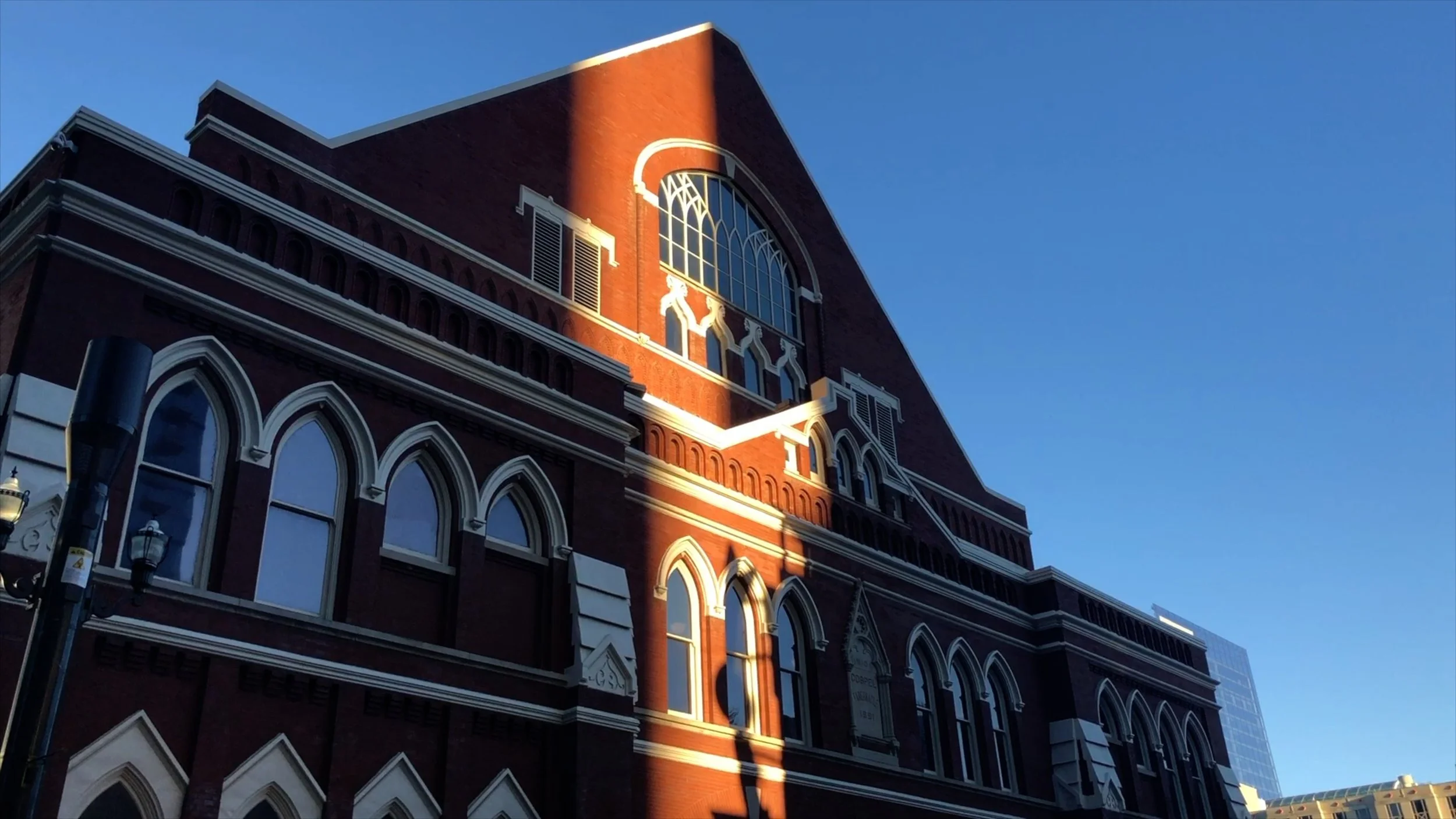 Ryman Auditorium in Nashville, Tennessee