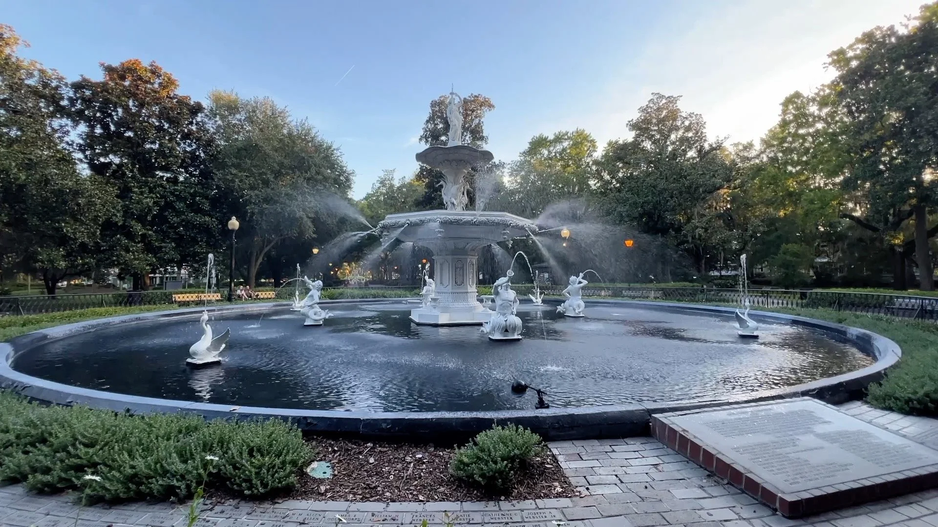 Fountain in Forsyth Park in Savannah, Georgia