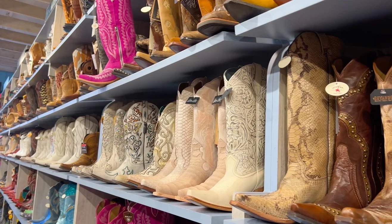 Cowboy boots for sale downtown Nashville, Tennessee