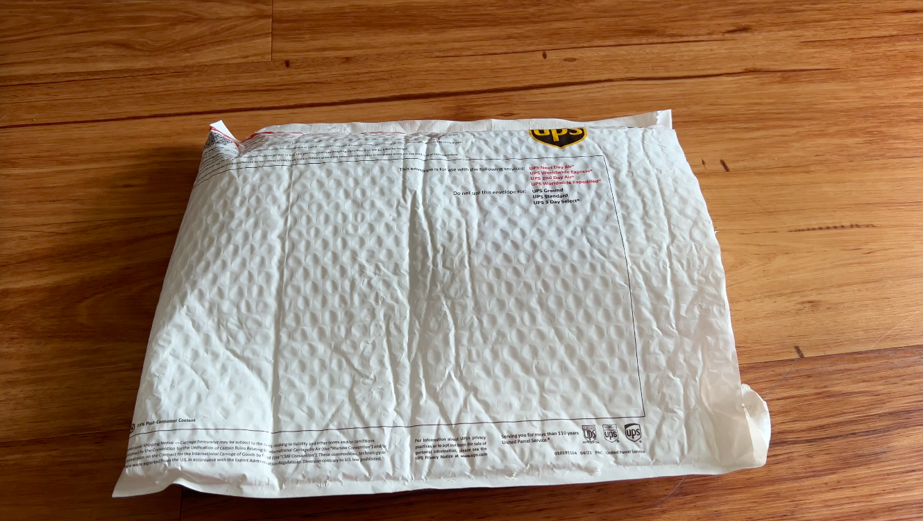 Package that the mobile hotspot came in the mail