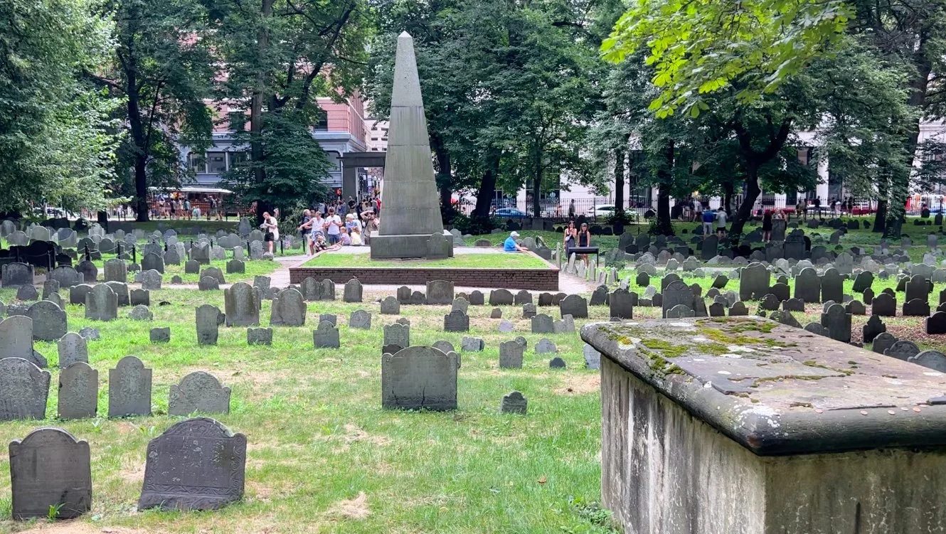 Boston Cemetery in Boston, Massachusetts