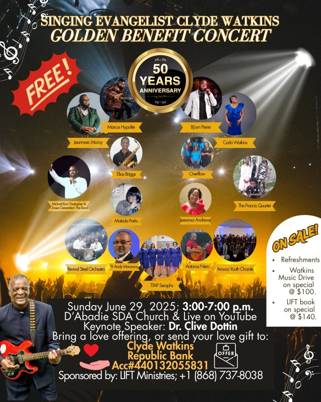 Clyde Watkins Benefit Concert