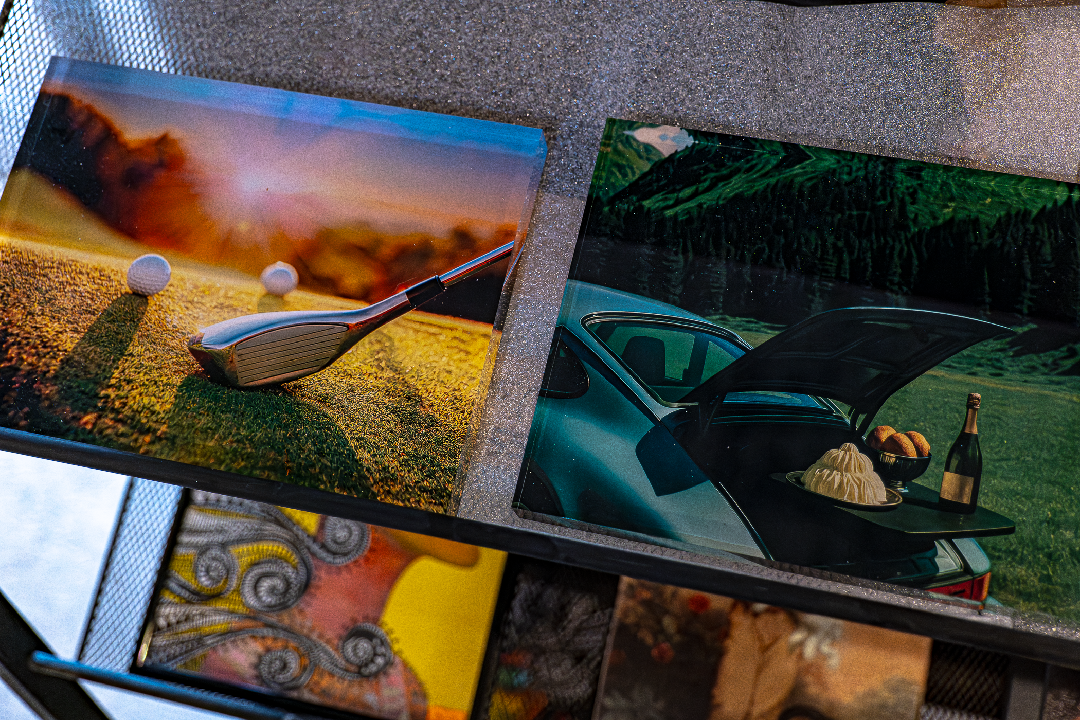   Photographies signées Laizzlie, exposées à l’Arti’chop lors du Pop Hop BAzaar, Fort Napoléon, 2025.  Photographie © Laizzlie  