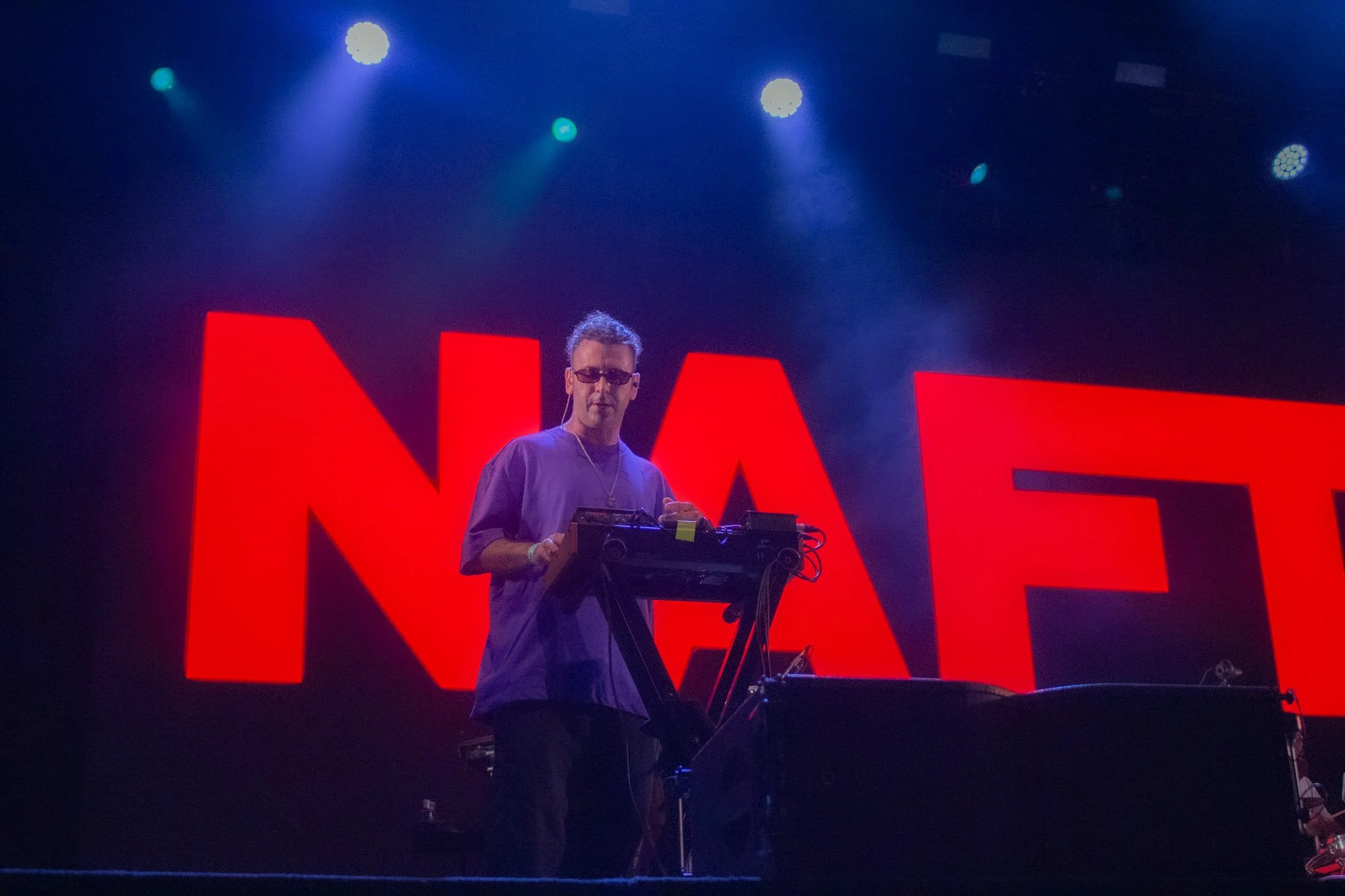 La banda argentina NAFTA arriba del escenario en el festival Alma Barcelona.