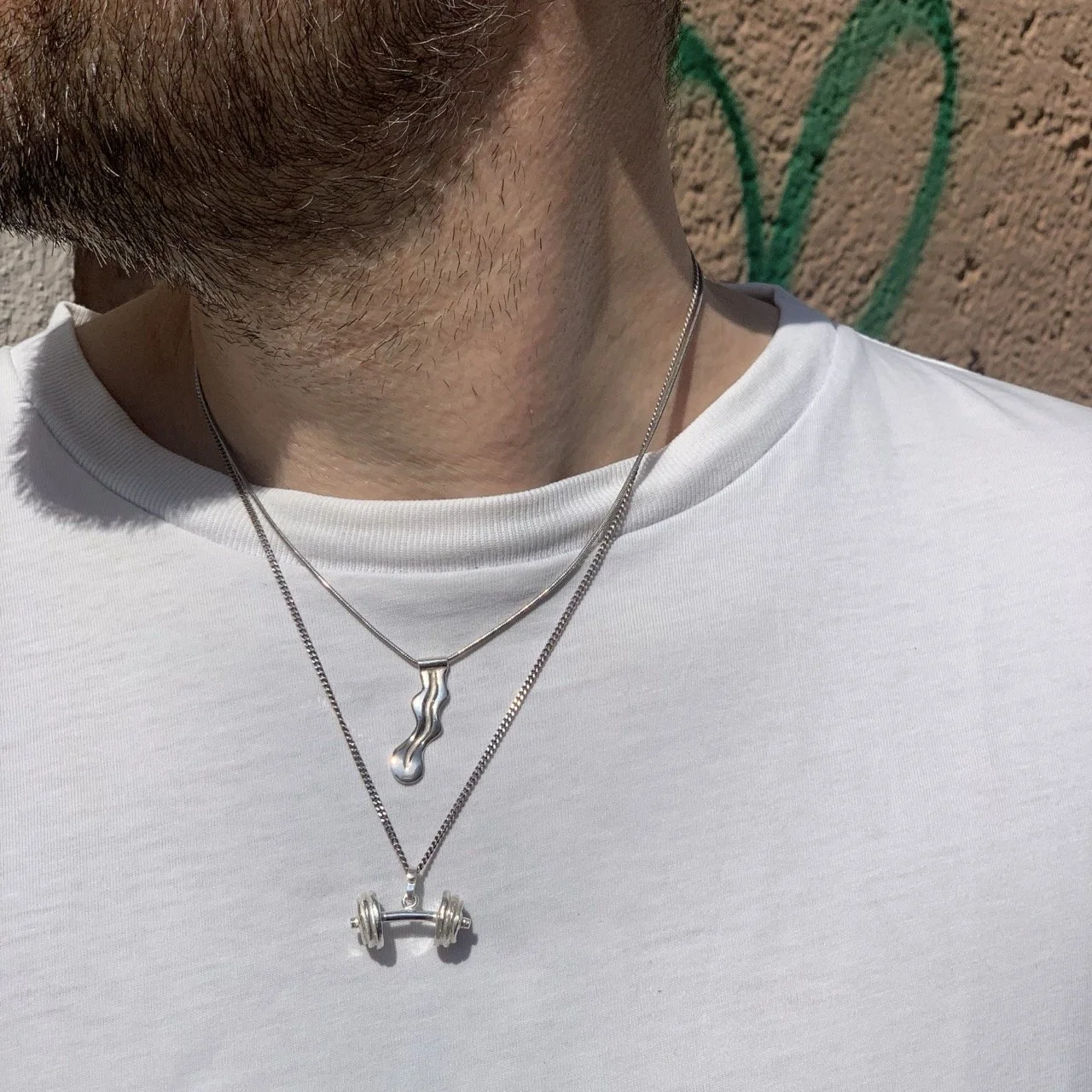 Fwd-jewellery-schmuck hantel zunge unisex Damen herren münchen