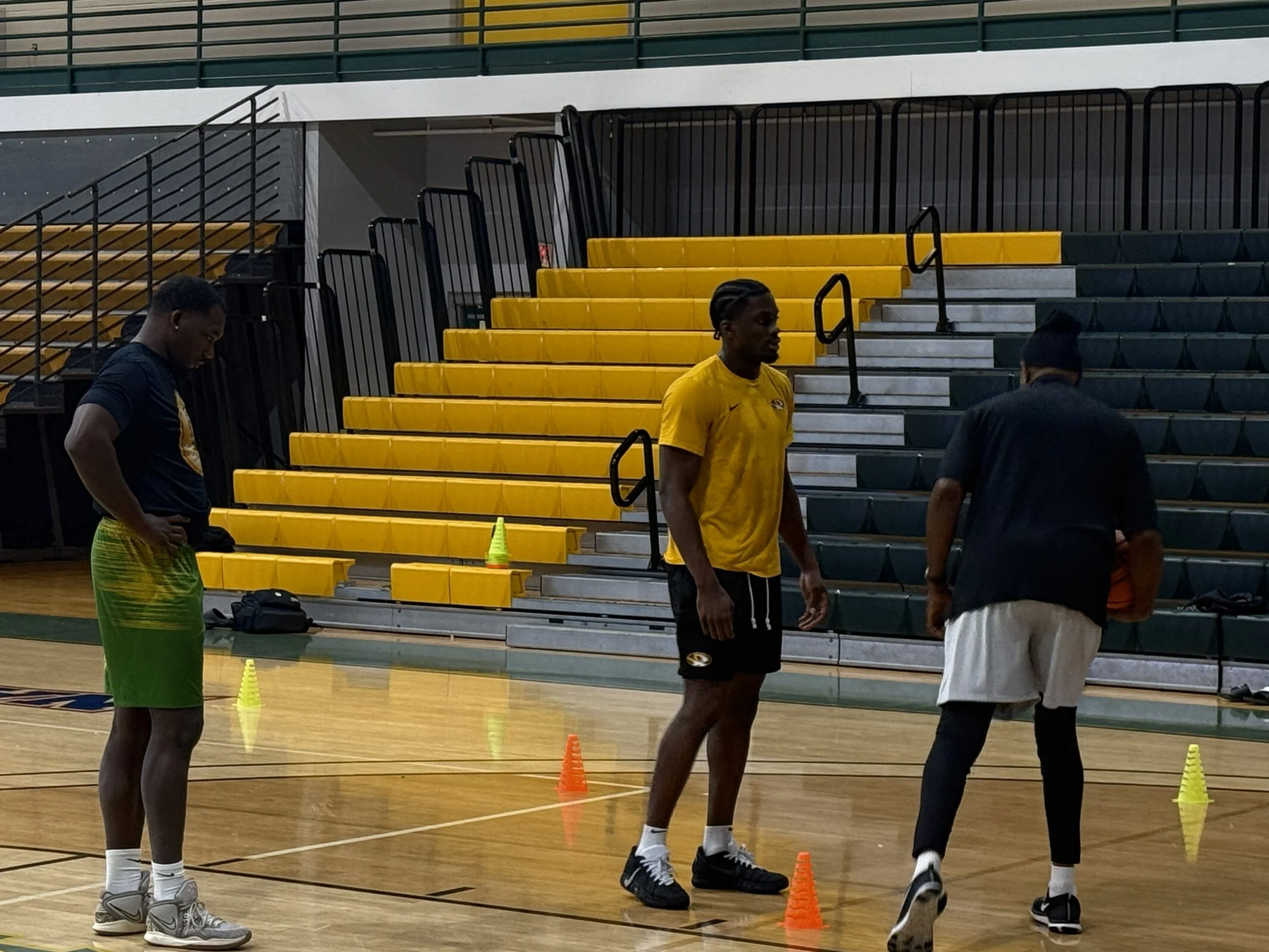 Alandise Harris, Coach Fitzpatrick & Annor.