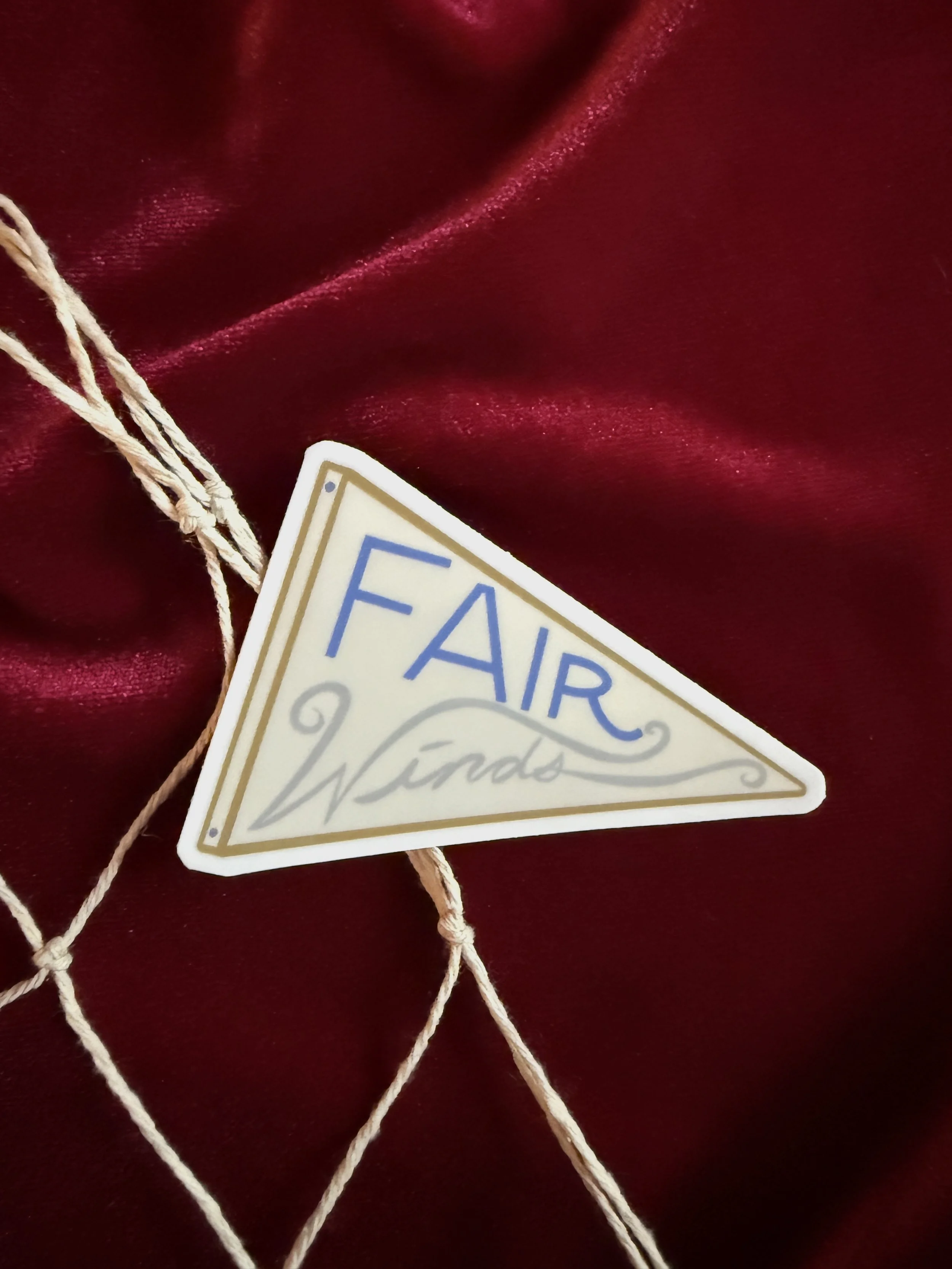 Fair winds Sticker Shannon McDonald Chatham ma.jpeg