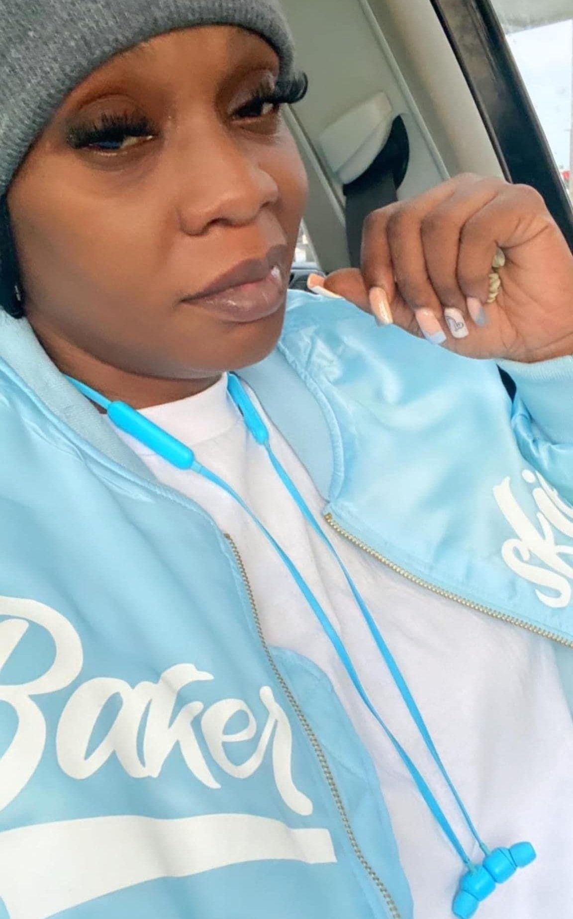 Light Blue 805 Bomber Jacket