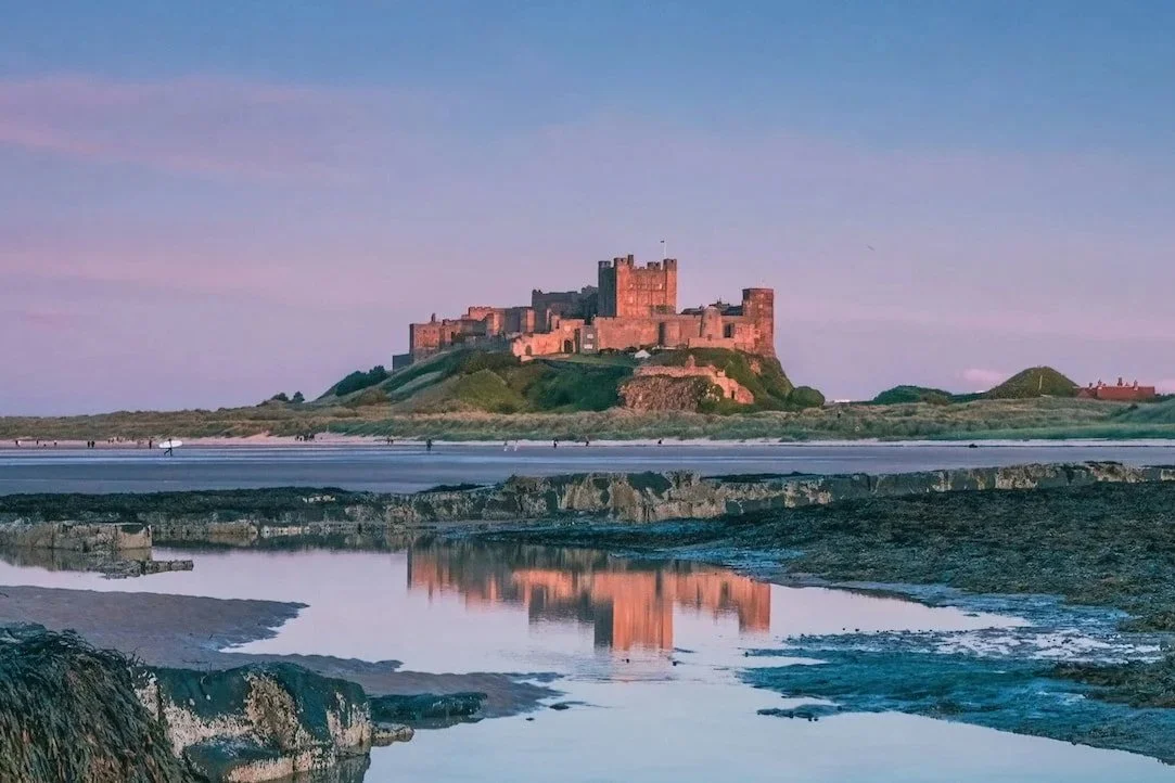 the Northumberland coast.