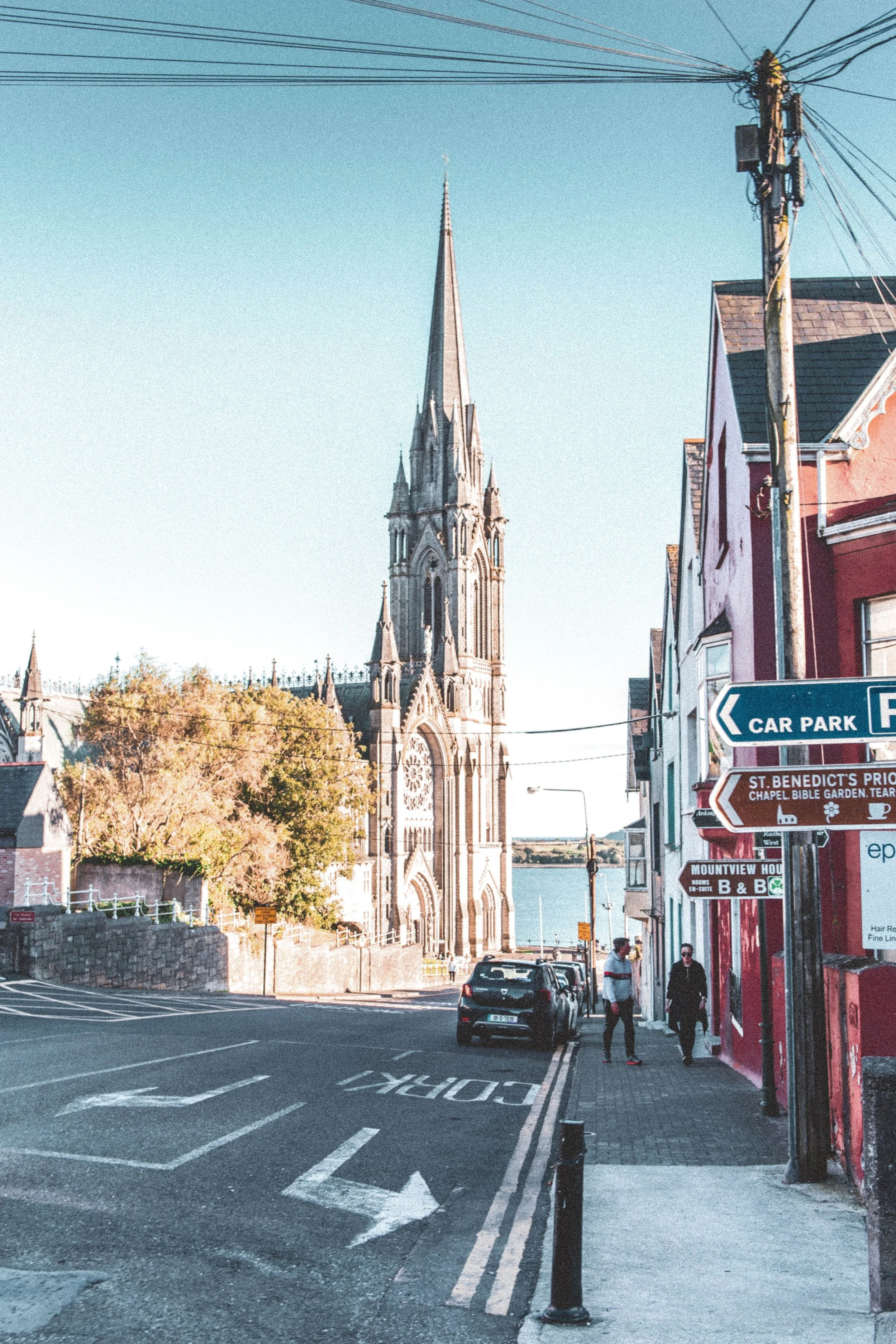 St. Colman’s Cathedral in Cobh, County Cork, Ireland, a striking Gothic Revival landmark overlooking Cork Harbour.