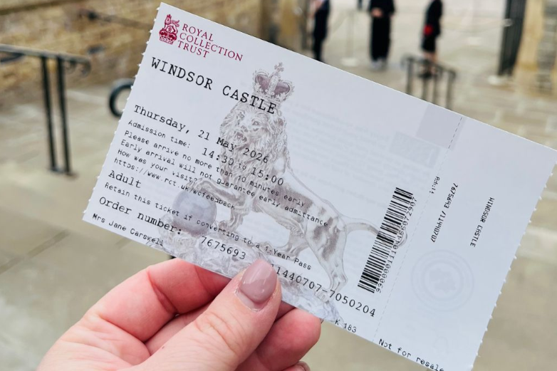 Windsor Castle admission ticket