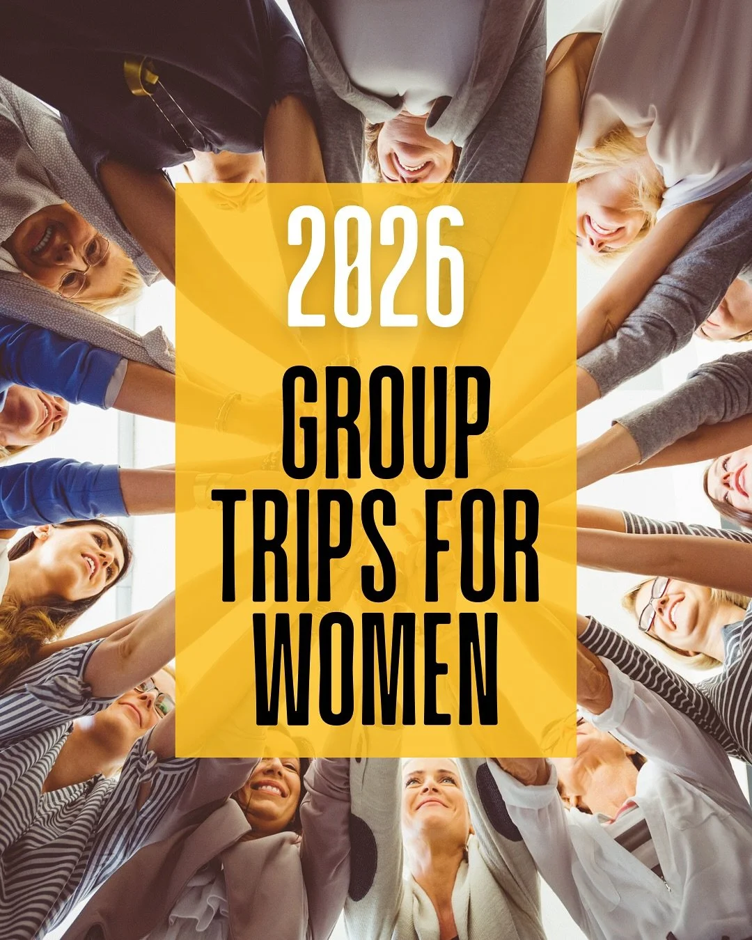 2026 WOMEN&rsquo;S TRIP LINEUP IS HERE! 
 From wine-soaked vineyards to fairy-tale castles, this is your year to finally say YES.

✨ Sicily &ndash; Wine, Chocolate &amp; You (April 12&ndash;20, 2026)
 ✨ Puglia &ndash; Foodie Adventure (April 27&ndash