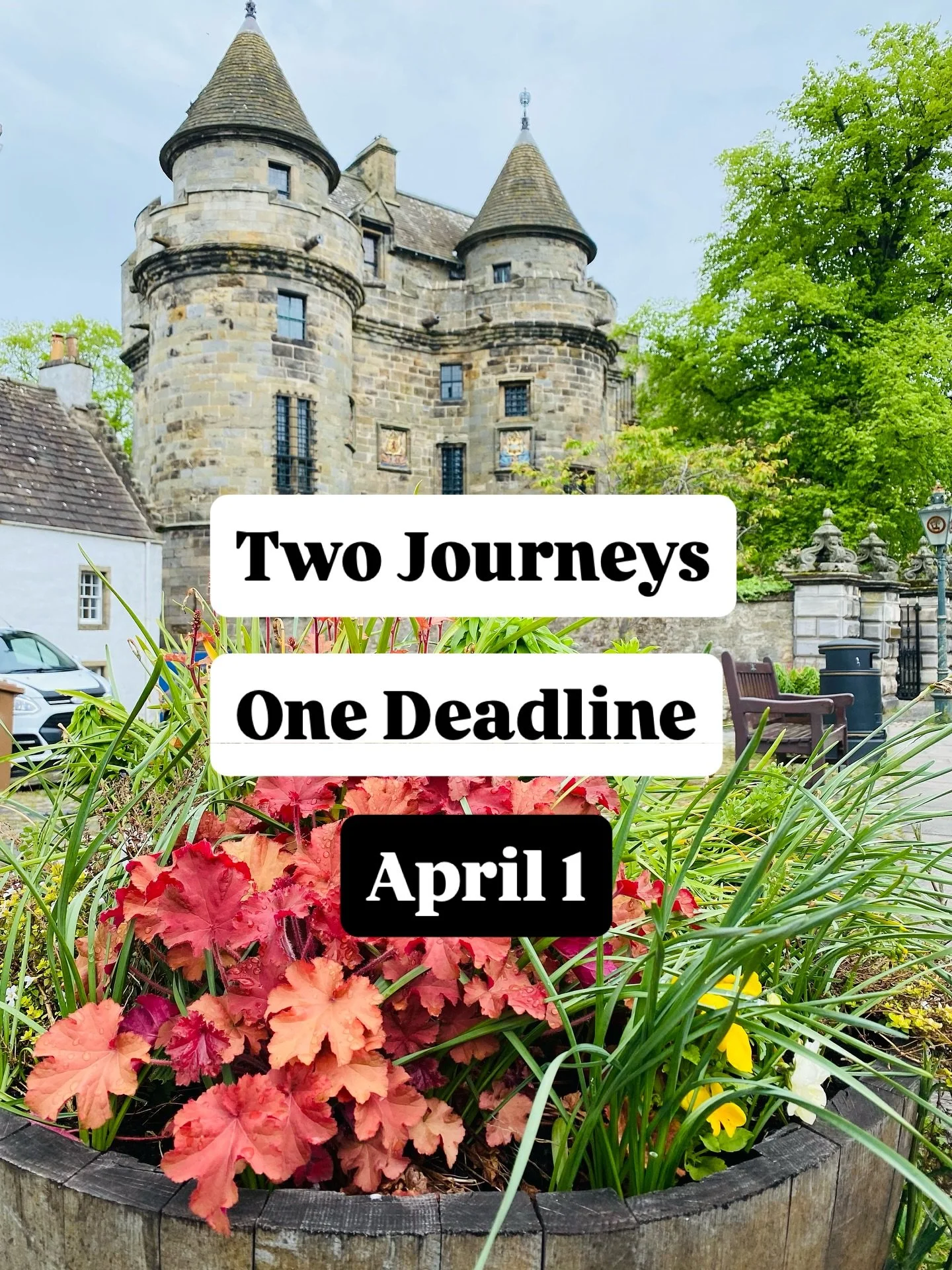 Two journeys. Two completely different experiences. Both now open for 2027.

Castles &amp; Gardens (May 2027) &mdash; England and Scotland. Ten days of ancient estates, the Chelsea Flower Show, gardens that have been blooming for centuries, and villa