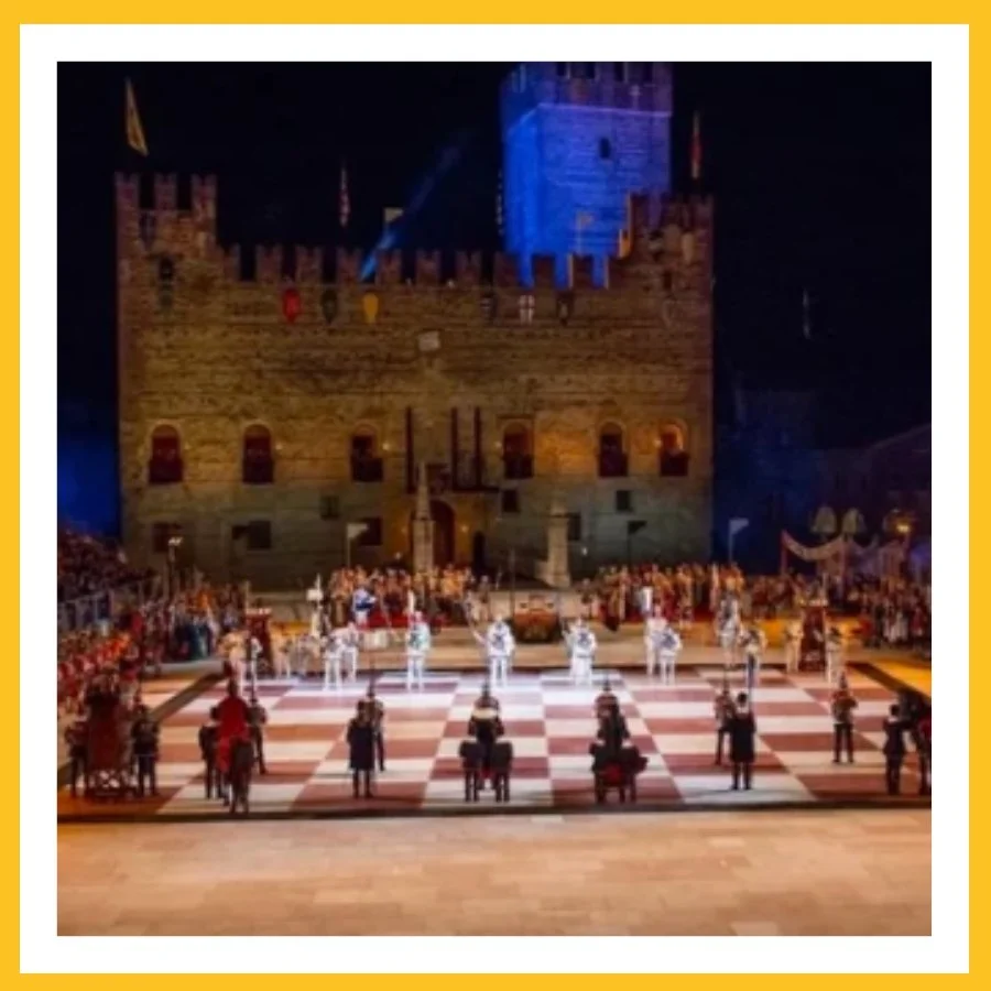 Luxury Veneto Italy: a rare evening at the Marostica Living Chess Game
