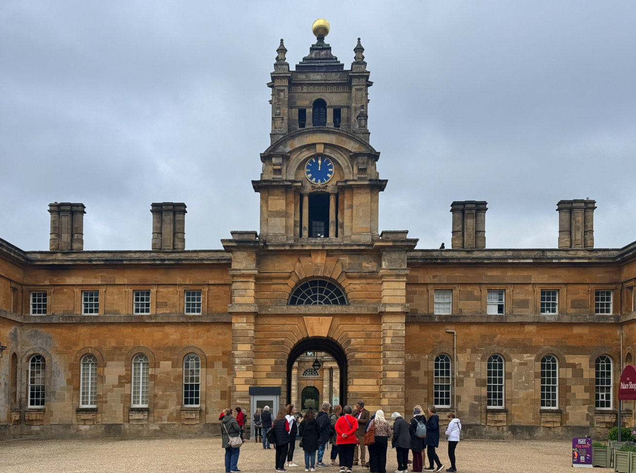 Blenheim Palace East Courtyard Clock Tower.png