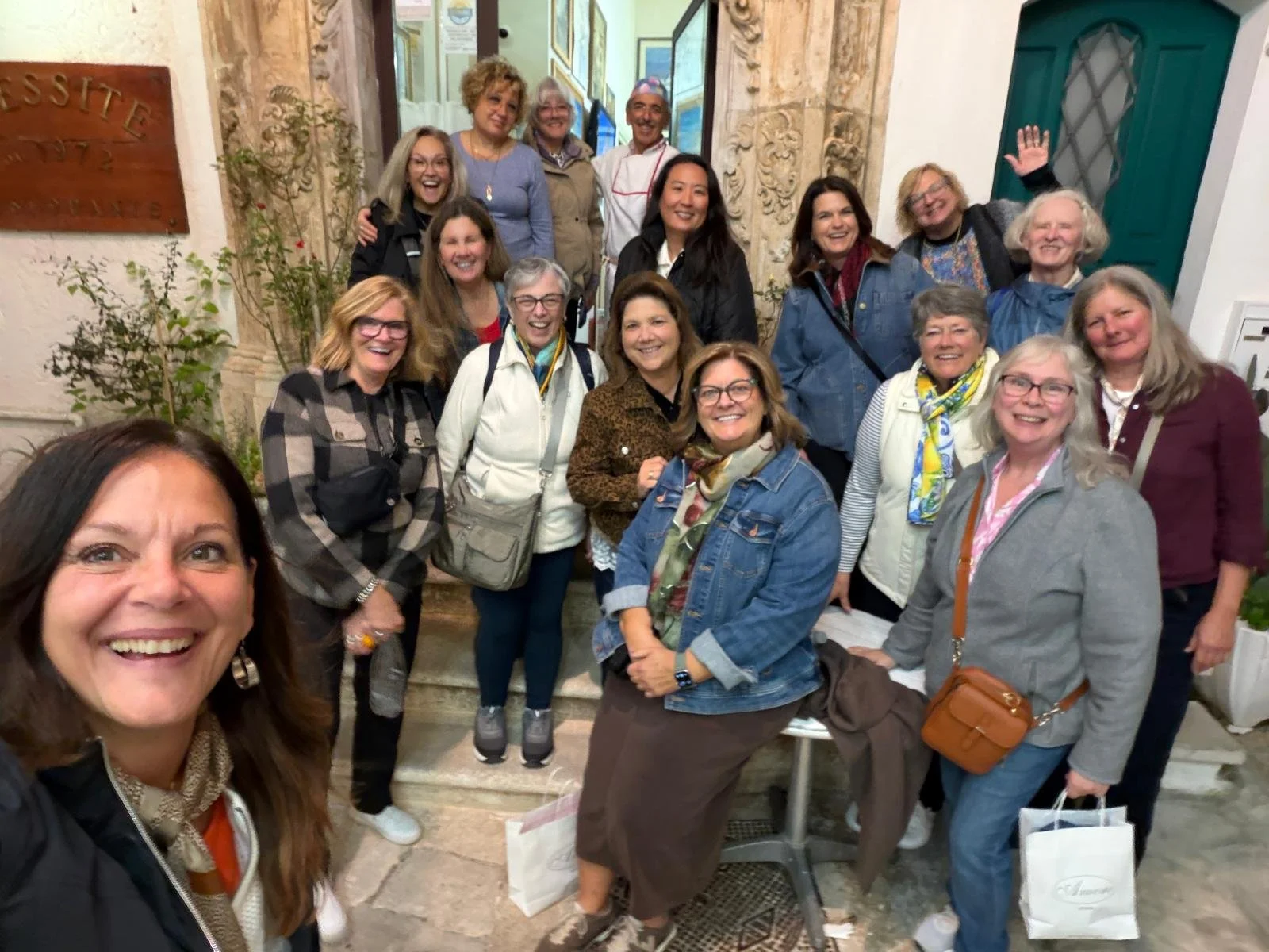 Ciao from Ostuni.

Our third and final Puglia group of 2026 arrived today, and the first dinner is done. By the look of it, the strangers-on-Sunday part is already over.

We go back in 2027, three times:
Spring: April 30 to May 7
Fall: October 2 to 9