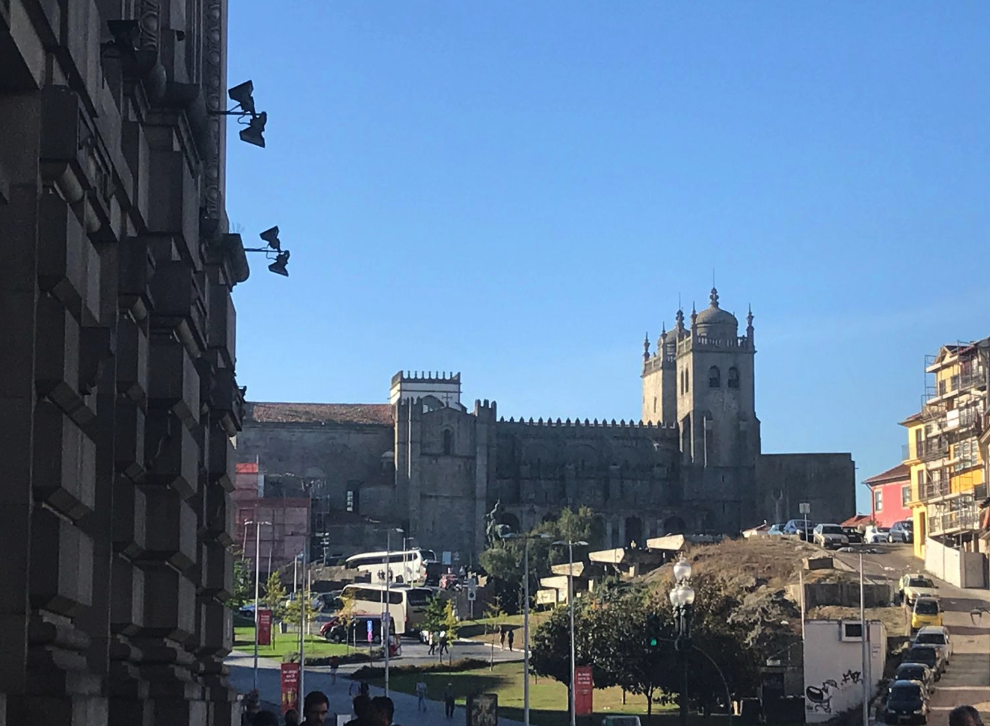 Porto Cathedral, a historic Roman Catholic church in Porto, Portugal.