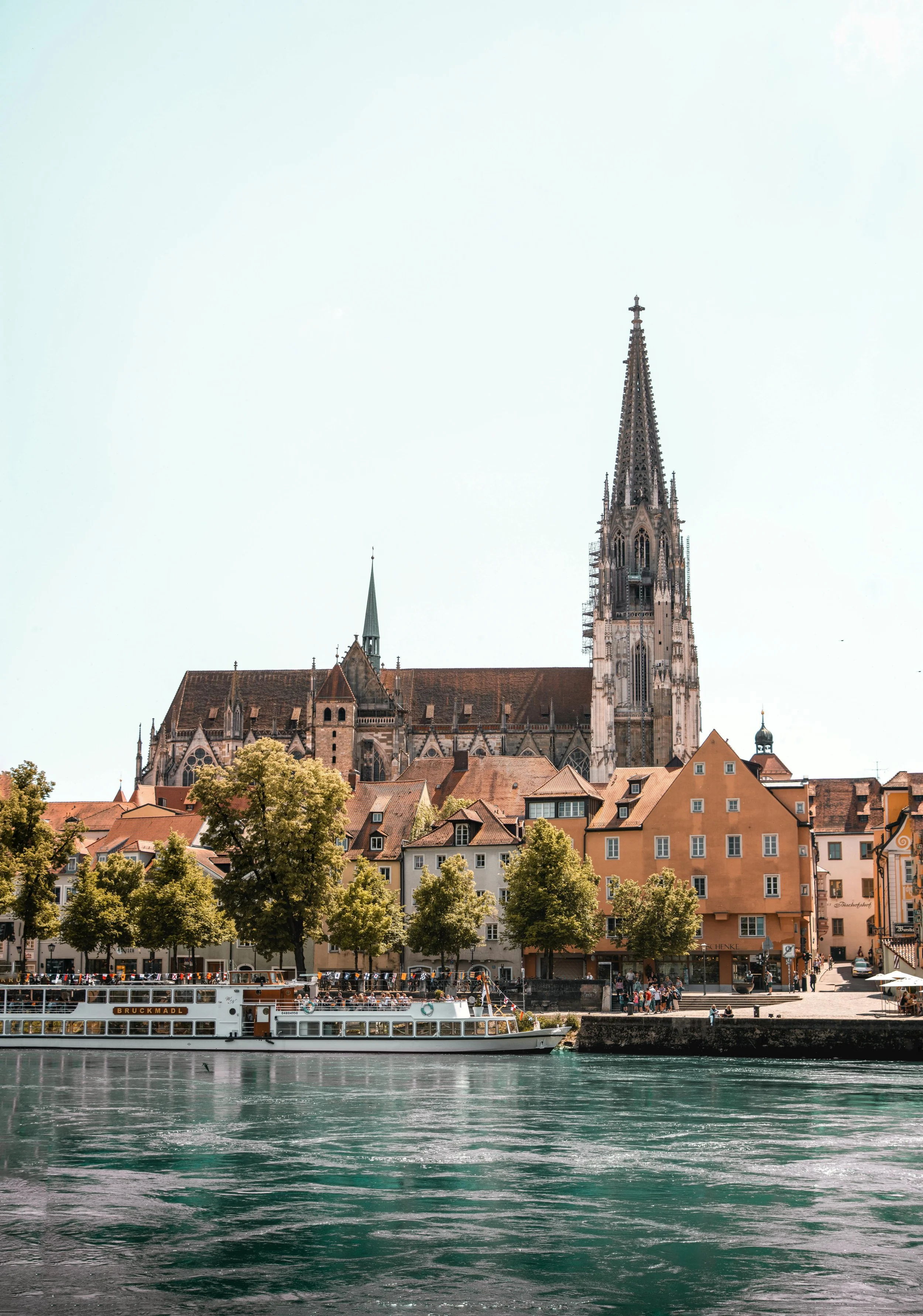 Regensburg Stone Bridge and cathedral, Germany