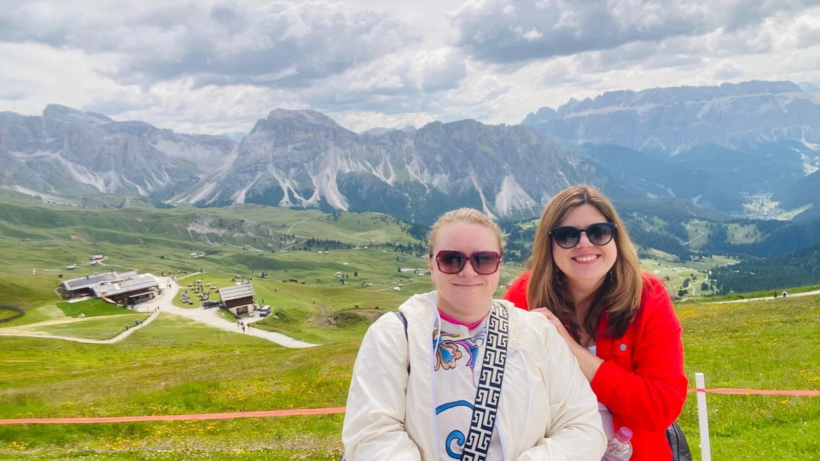 Seceda in South Tyrol, Italy, featuring dramatic jagged peaks and scenic alpine landscapes in the Dolomites.