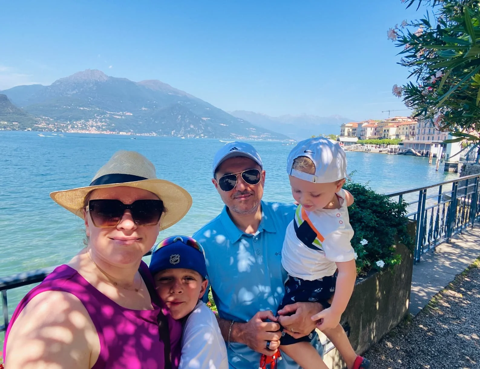 Anna and family traveling together in Portugal.