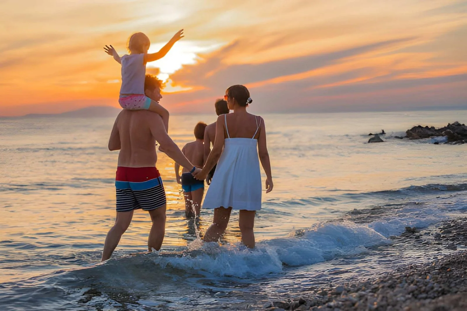 Croatia’s Adriatic coast, featuring family-friendly yacht experiences for older children and teens, with swimming, watersports, and visits to charming coastal towns.