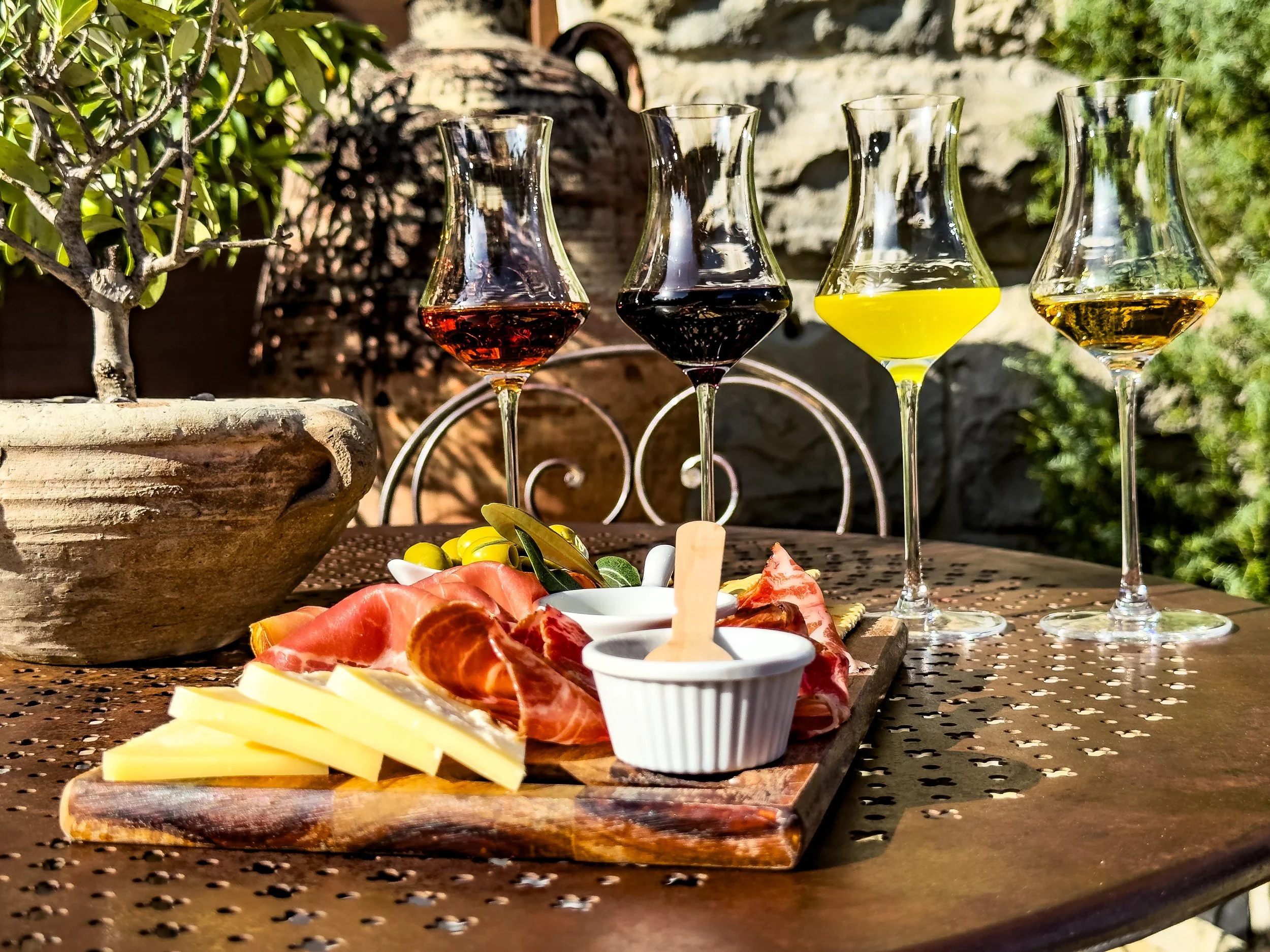 Aura Distillery in Buzet, Istria, Croatia, featuring a signature tasting of artisan brandies, liqueurs, and gins made with locally foraged herbs and fruits.