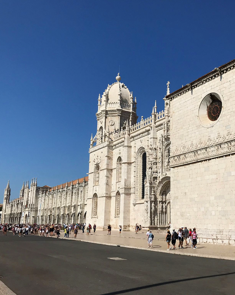 Jerónimos Monastery in Belém, Lisbon, Portugal.