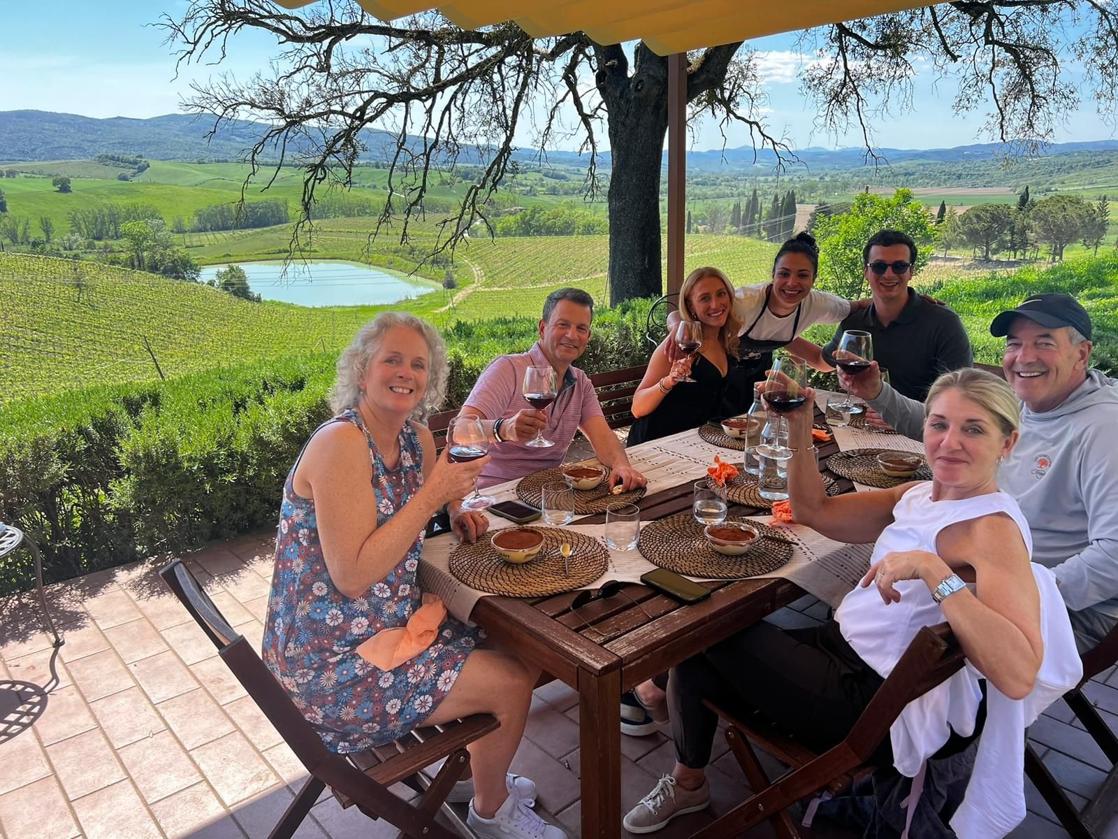 Chef Melina teaching a hands-on Italian cooking retreat in Emilia Romagna