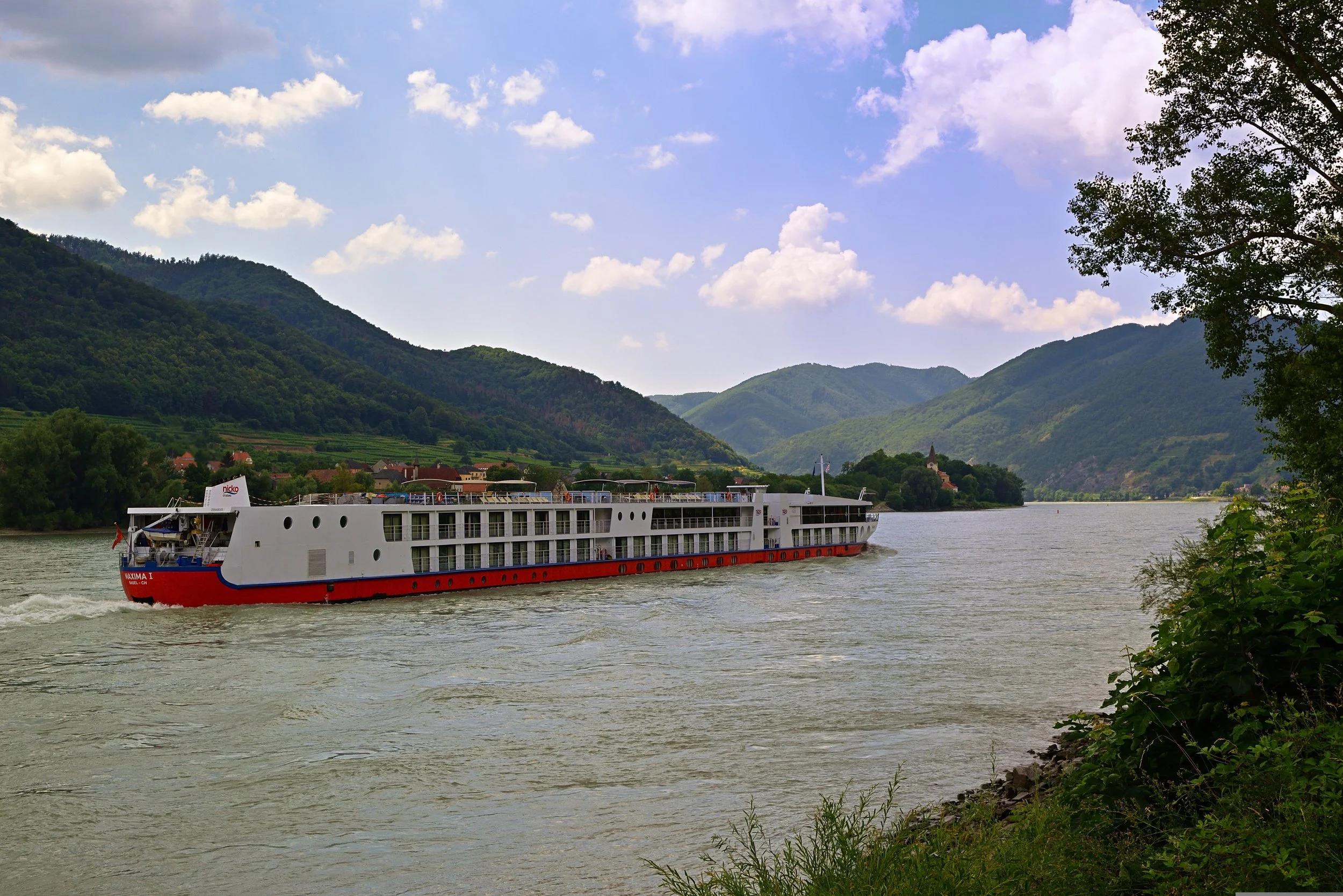 Melk Abbey on the Danube, Wachau Valley, Austria