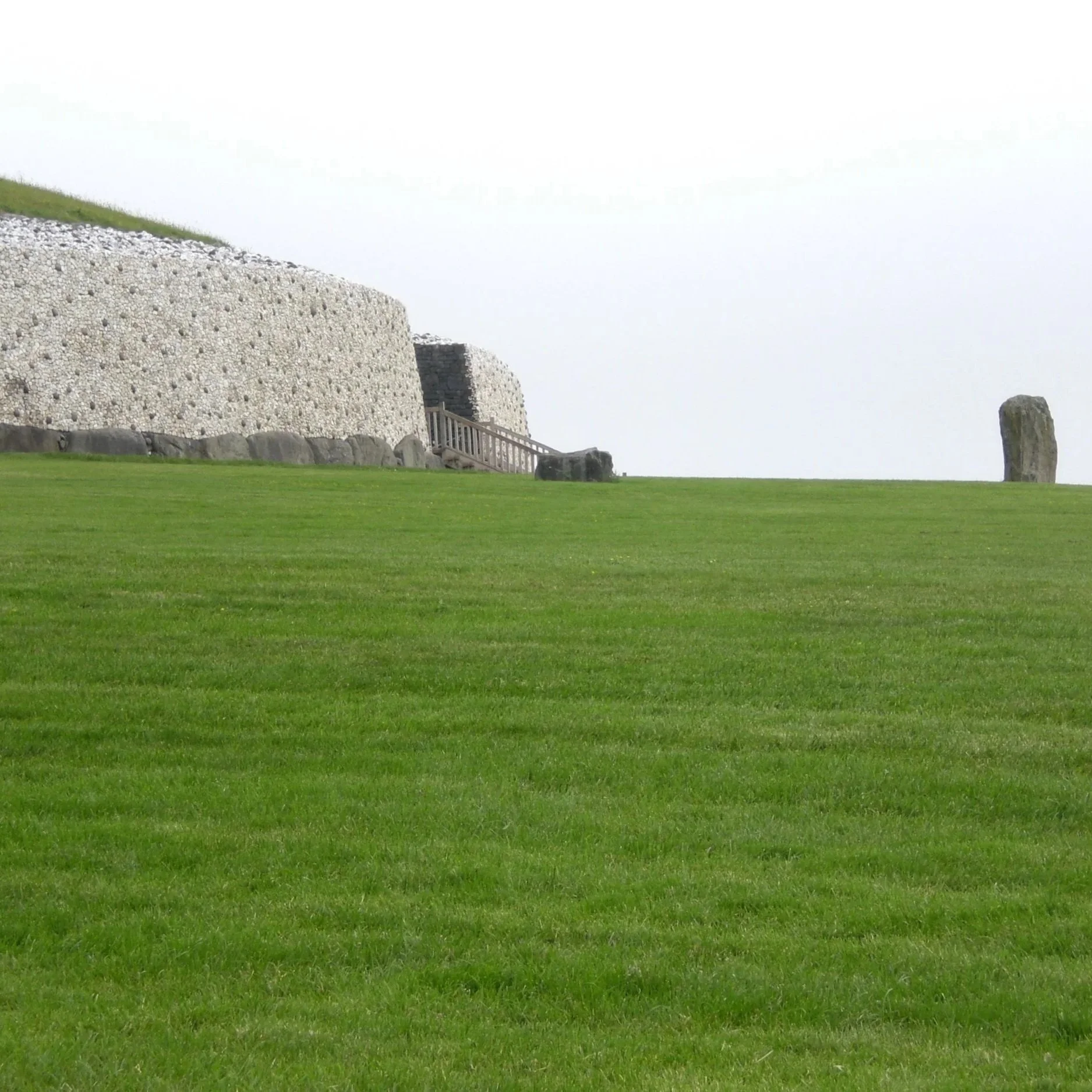 Newgrange, a prehistoric Neolithic passage tomb in County Meath, Ireland, dating to around 3200 BC.