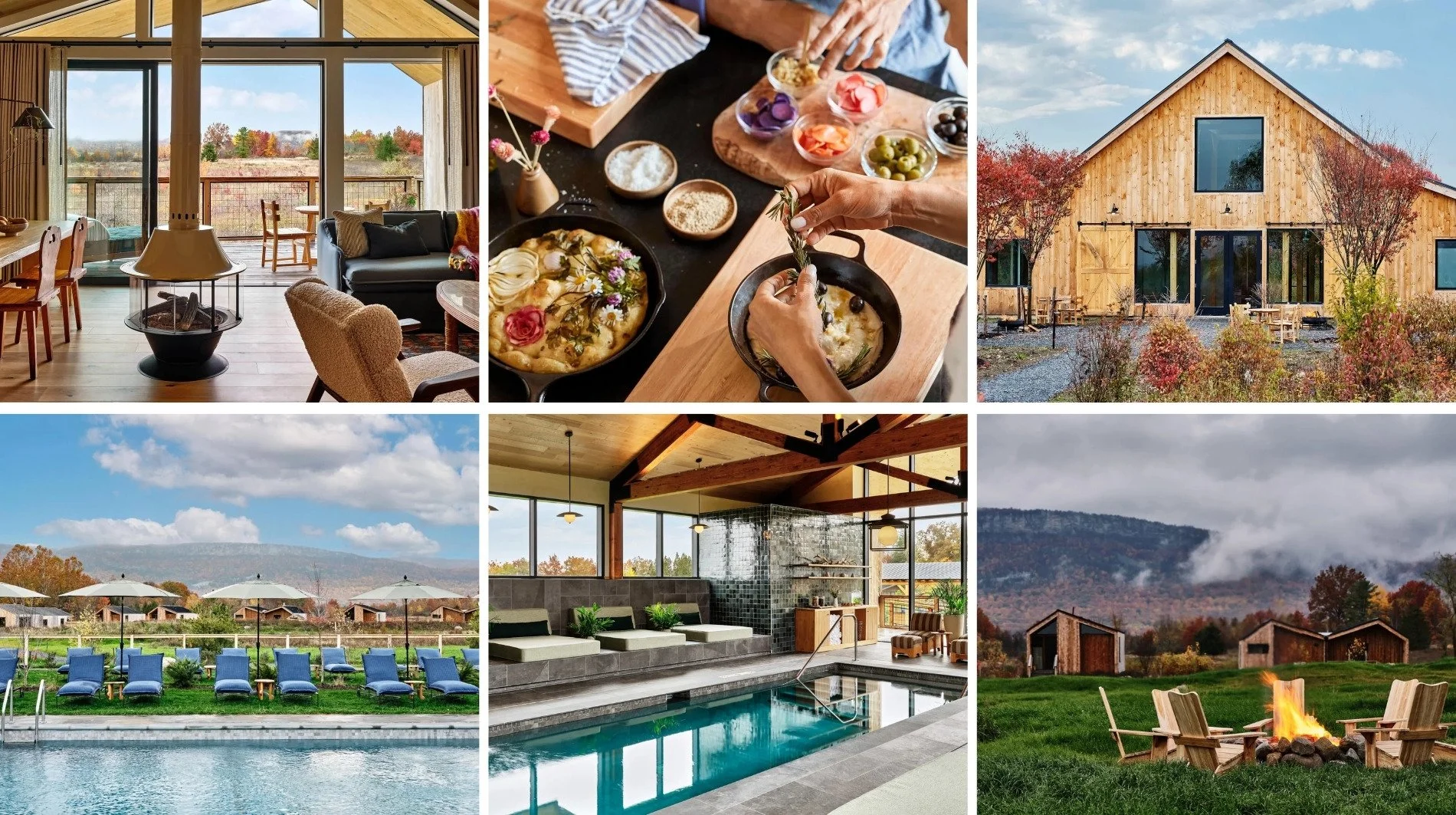 Wildflower Farms Auberge resort meadow view Hudson Valley New York