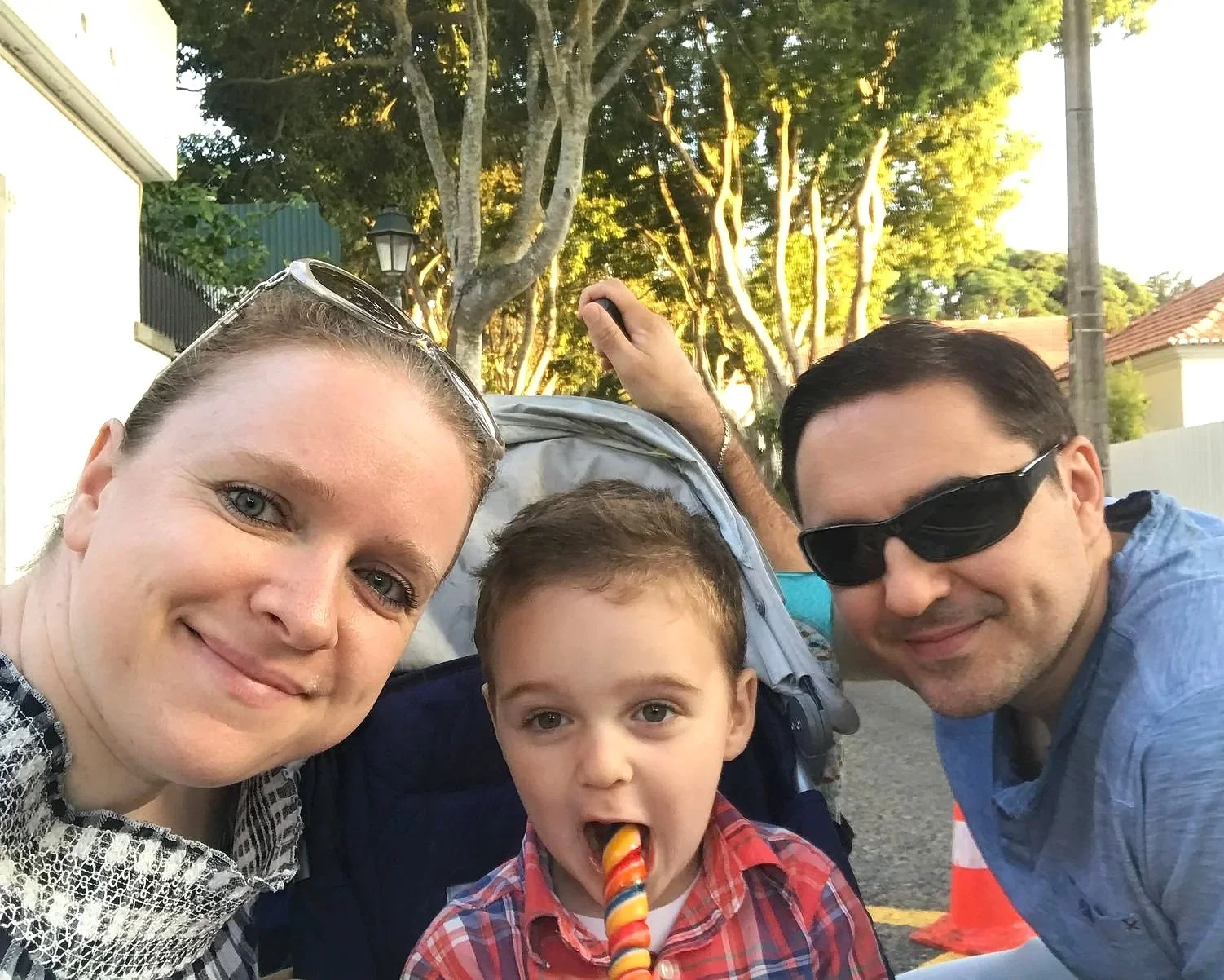Anna and Oleg Fishman - Parents traveling with children aged roughly four to fourteen.