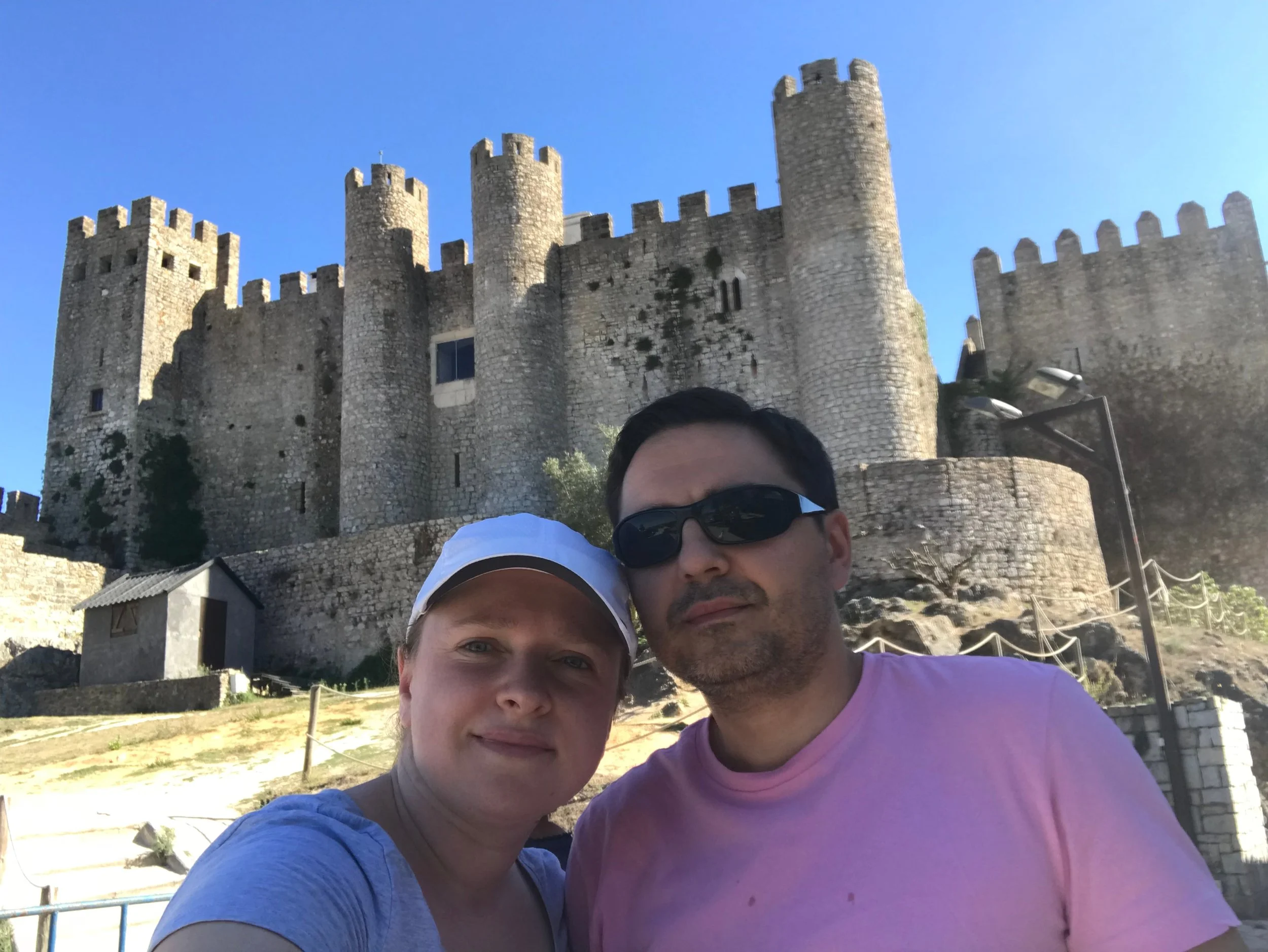Castle of Óbidos, a well-preserved medieval fortress in Óbidos, Portugal.
