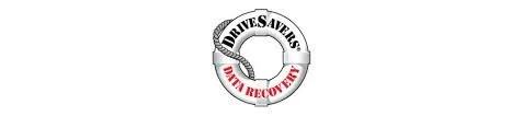 DriveSavers Data Recovery logo featuring a life preserver with a rope wrapped around it.