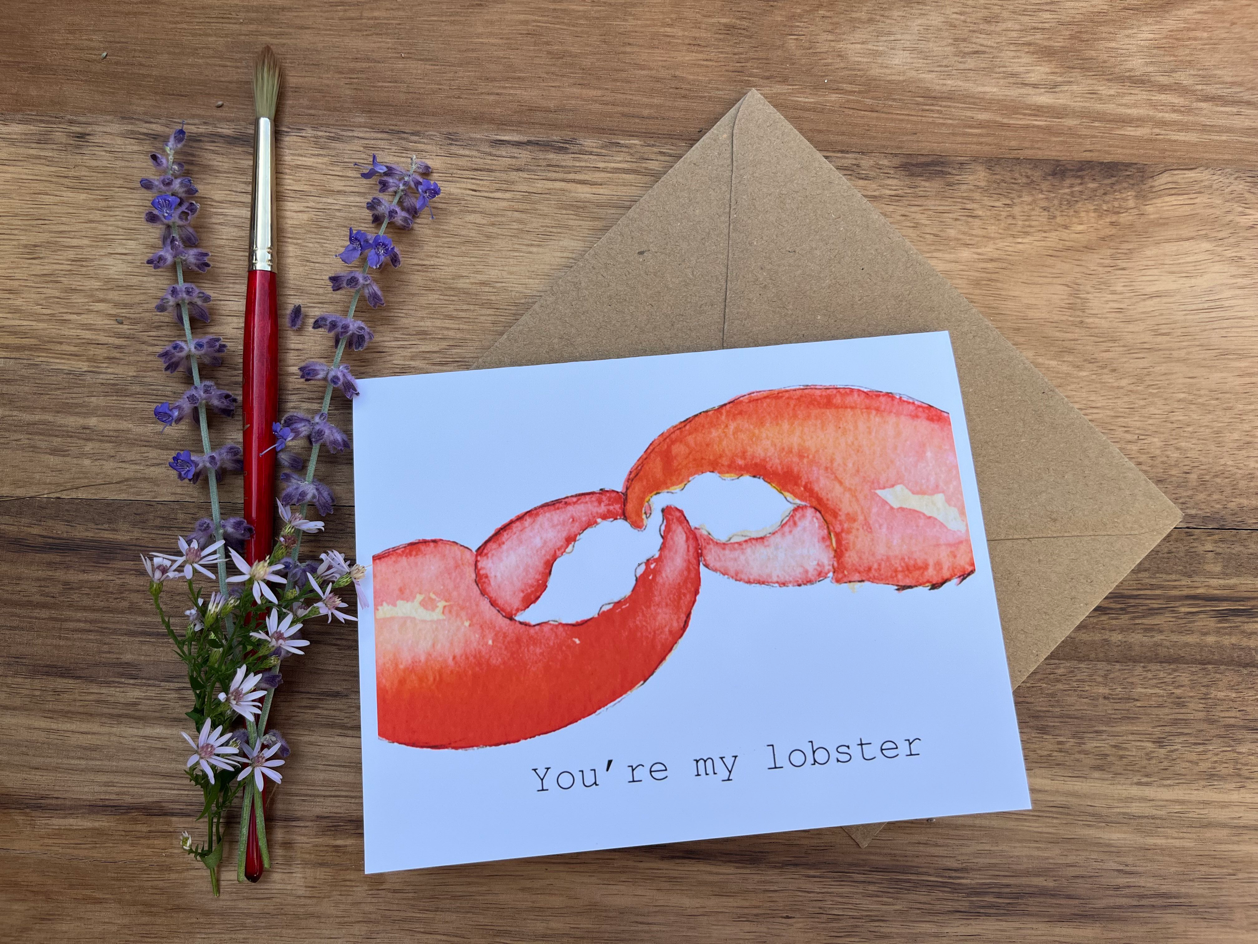 You're My Lobster Card