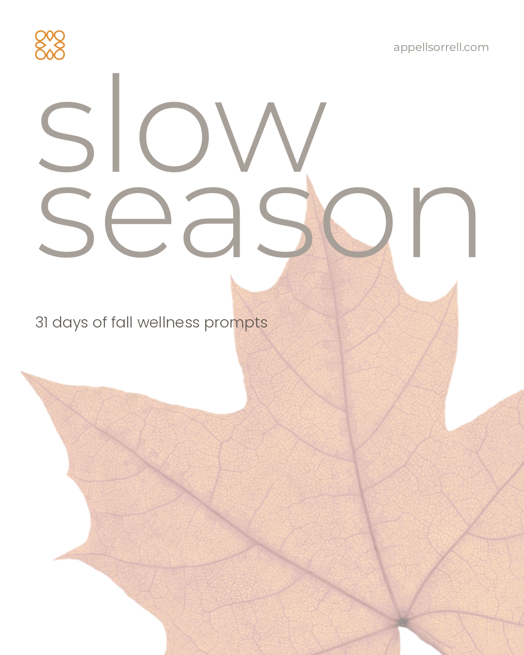 Fall Wellness Journal: 31 Days of Reflection