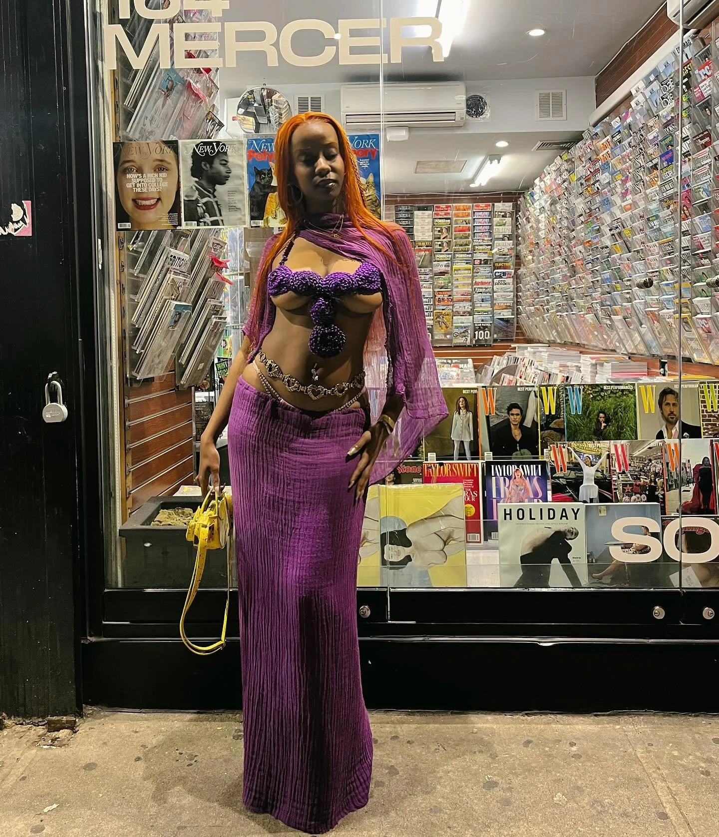 @mahlettraore in our Starfish Habesha kemise and braided coil halter top😍💜🍆 

Sneak peak of our new collection🙏🏾

All handmade with love ❤️