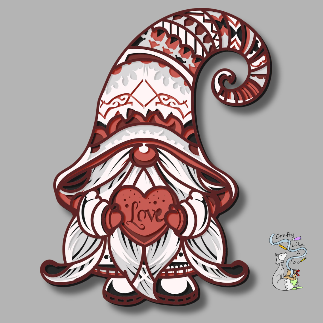 Layered Valentine Gnome Workshop