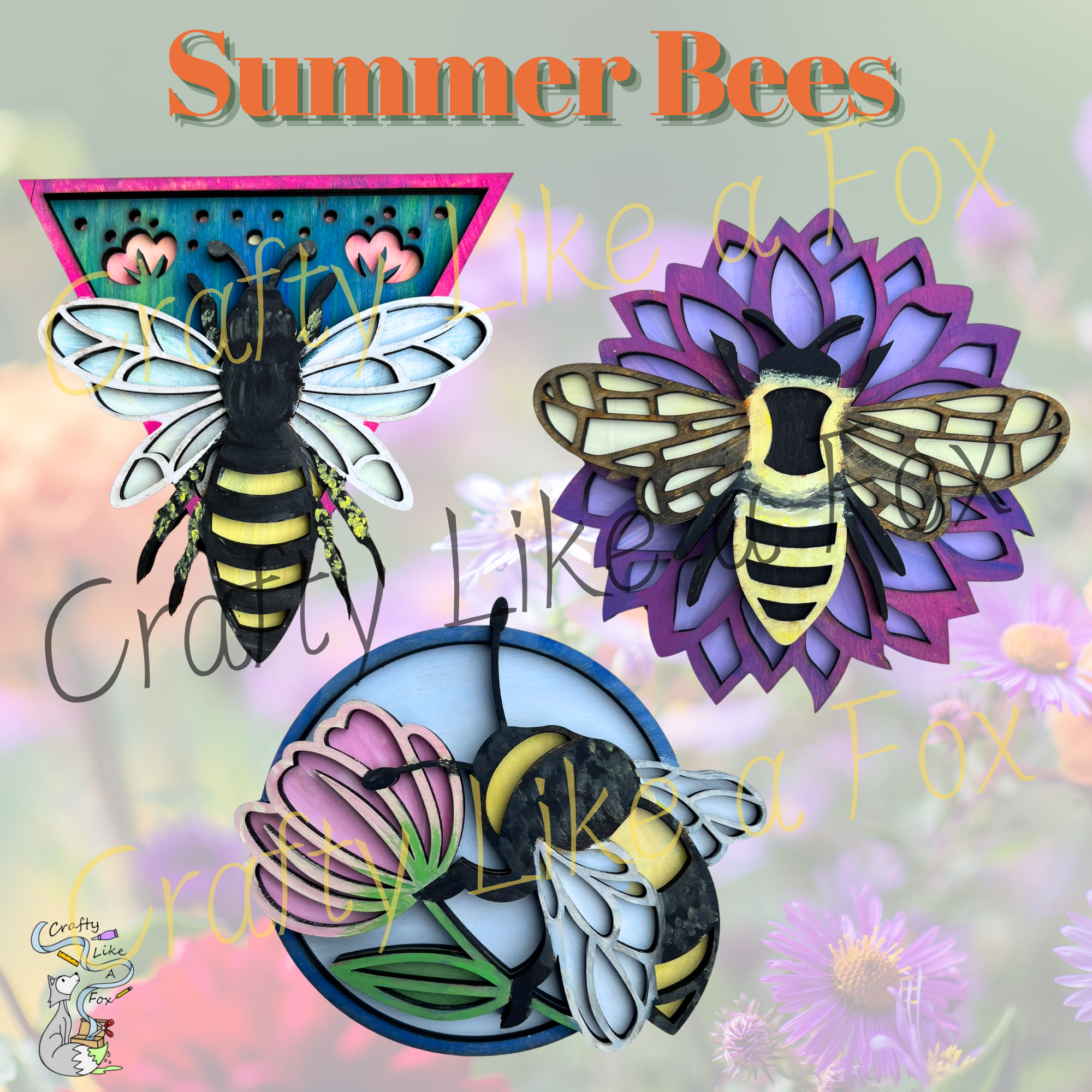 Summer Bees DIY Triple Project Pack