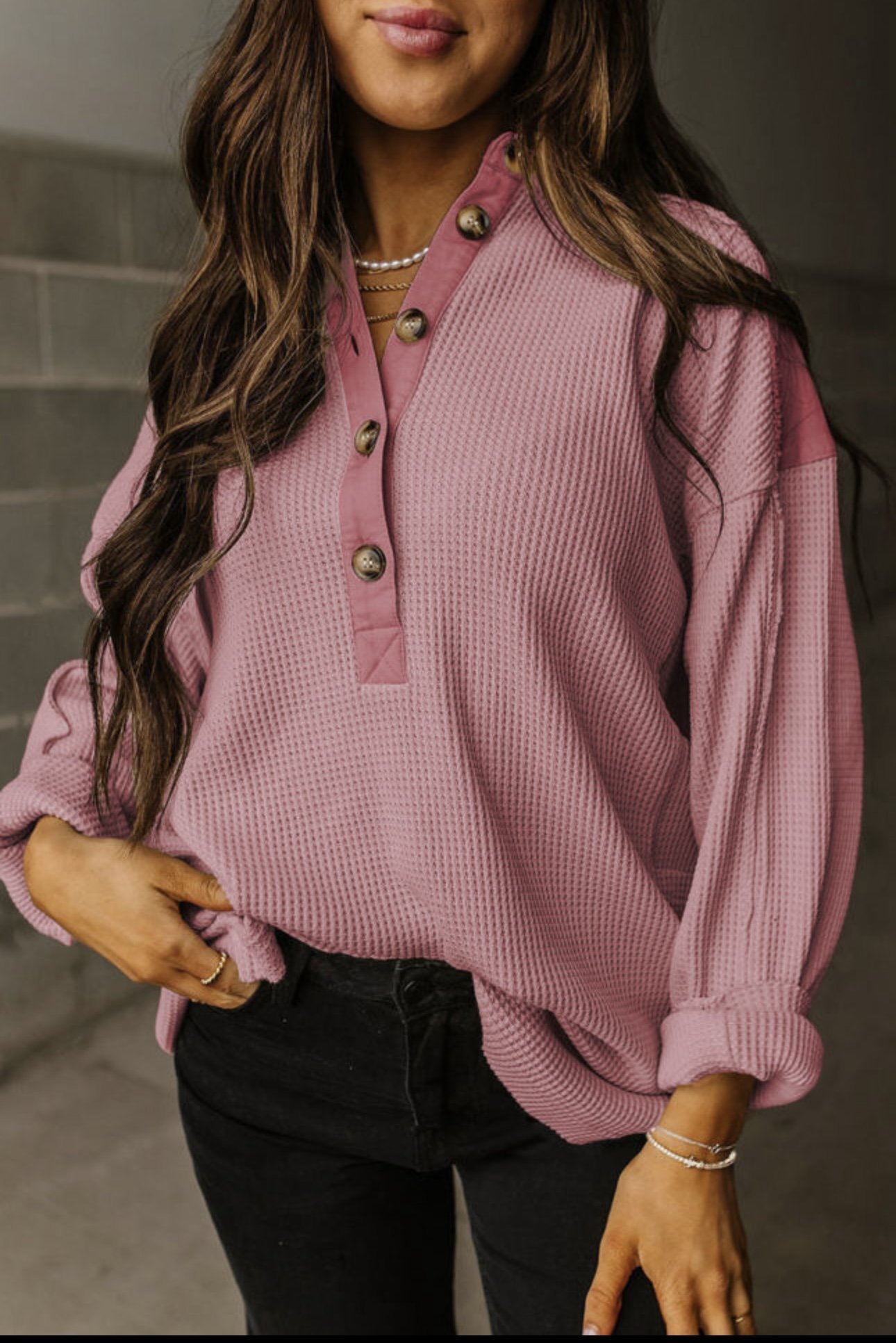 Pink Loose Top
