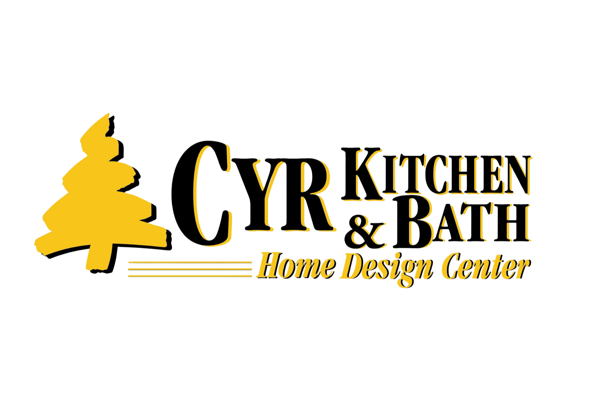 Cyr Kitchen & Bath logo for kitchen and bathroom remodeling company.