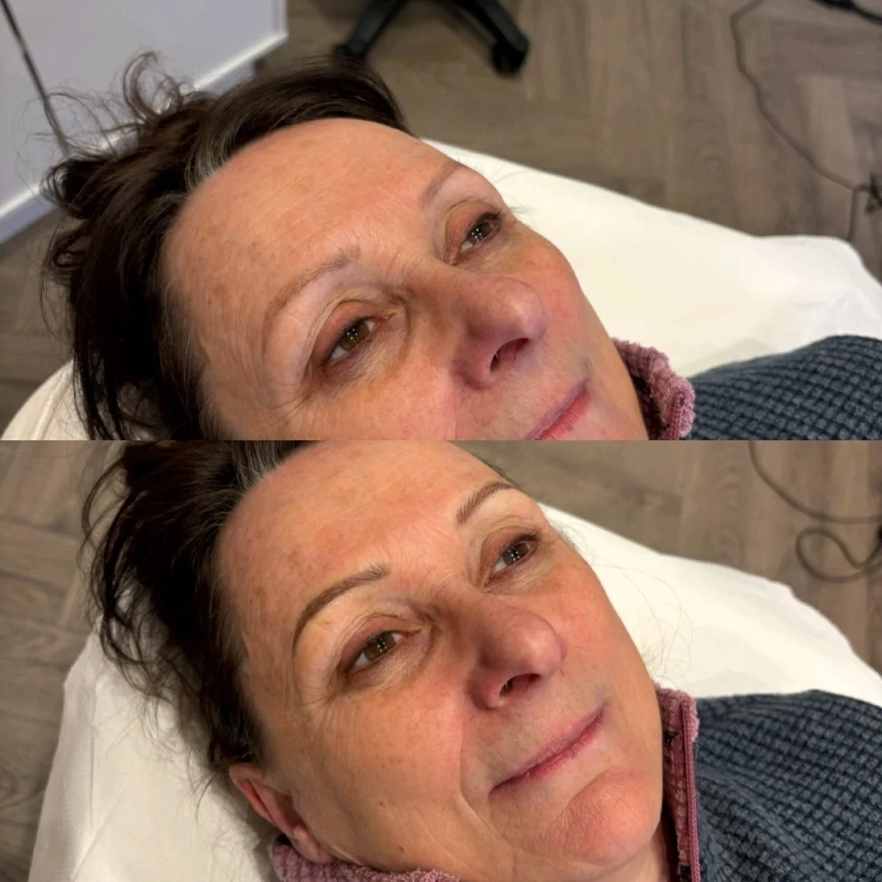 ✨ Brow refresh ✨

Previous work not mine - my focus today was giving these brows the love they needed with a colour boost and shape refinement 🤎

Over time, permanent makeup naturally fades. Pigment can lose depth, shift in tone, or soften in shape 