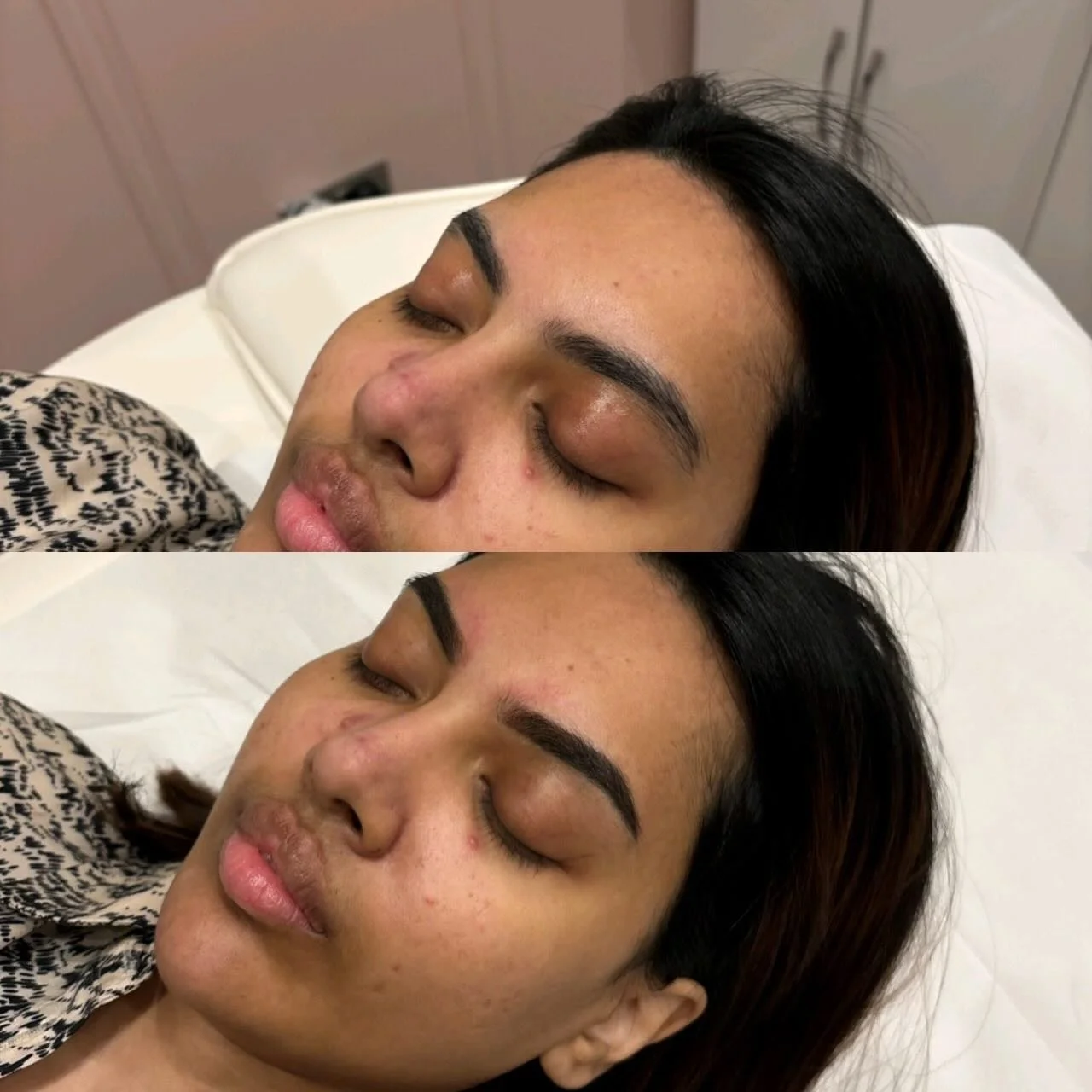 This is your sign to stop drawing on your brows every morning ✨ Ombr&eacute; powder brows are designed with a soft shading technique that heals beautifully and gives a natural, makeup-effect finish - so yes, she&rsquo;s really waking up like this ✨

